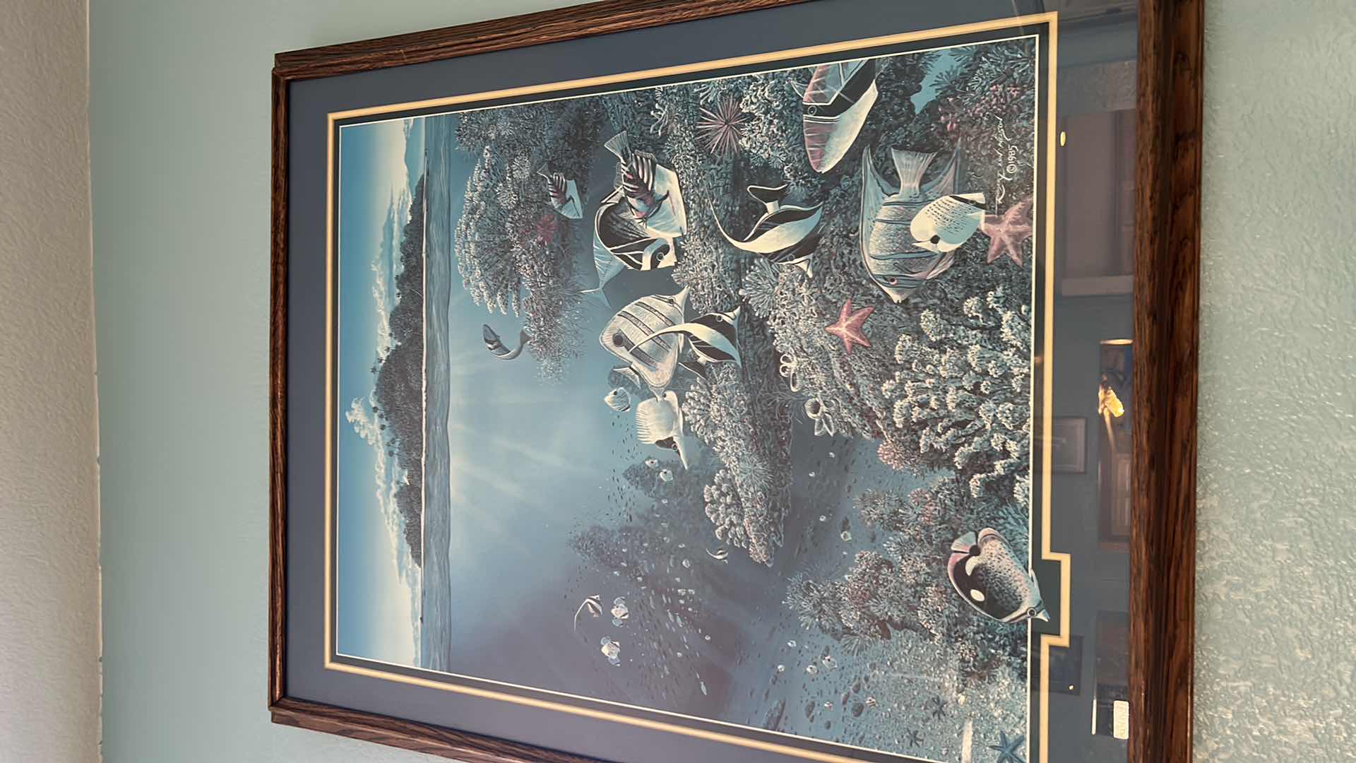 Photo 2 of ARTWORK, WOOD FRAMED LIMITED EDITION PRINTS, HAWAII 27x 33 NELSON 1985