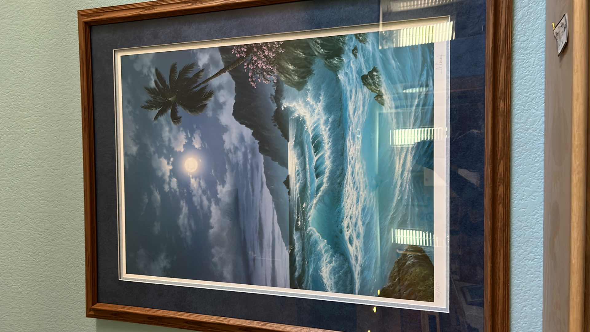 Photo 2 of ARTWORK, ARTIST SIGNED A CASAY WITH COA WOOD FRAMED LIMITED EDITION PRINTS, HAWAII 32”x 40”