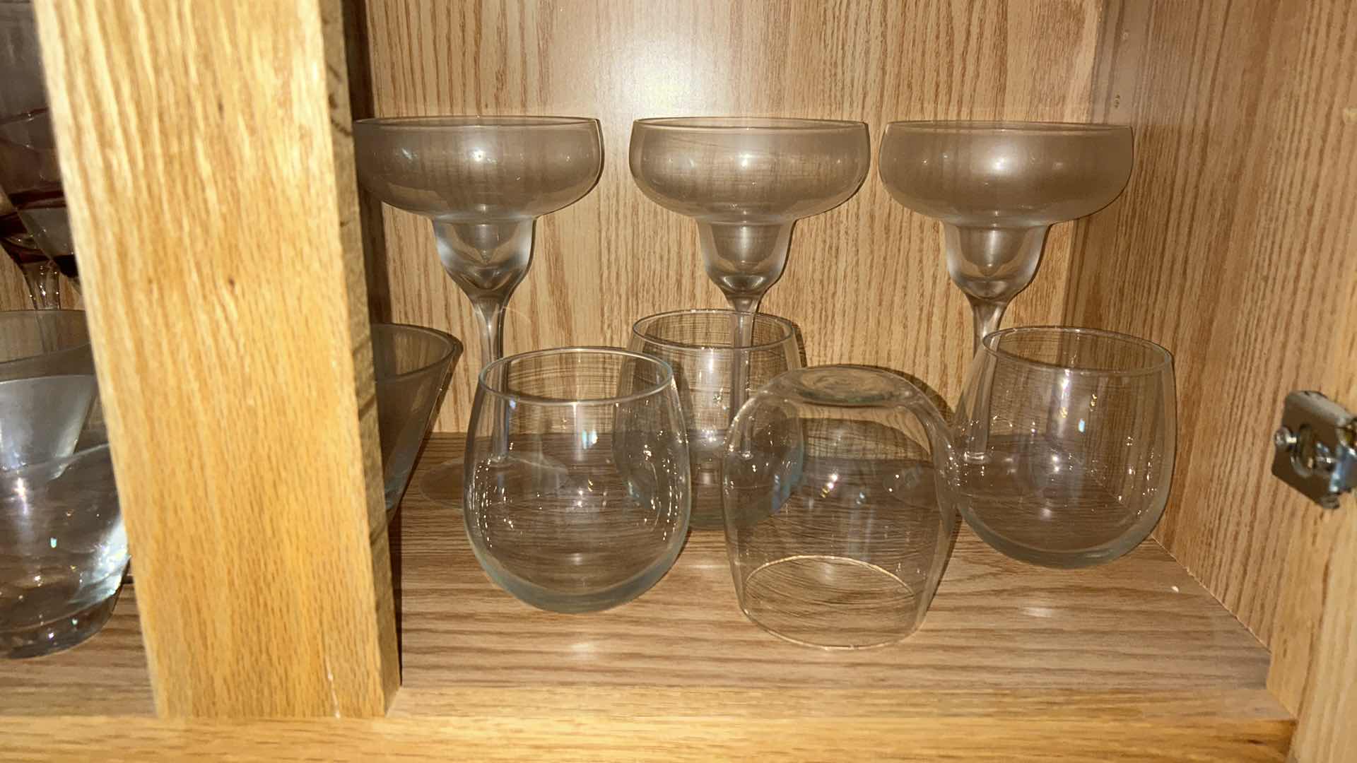 Photo 7 of CONTENTS OF CABINET- GLASSWARE STEMWARE DECANTER AND MORE