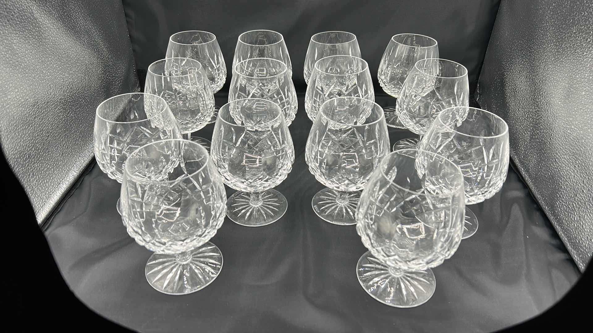 Photo 5 of 14 WATERFORD CUT CRYSTAL BRANDY GLASSES