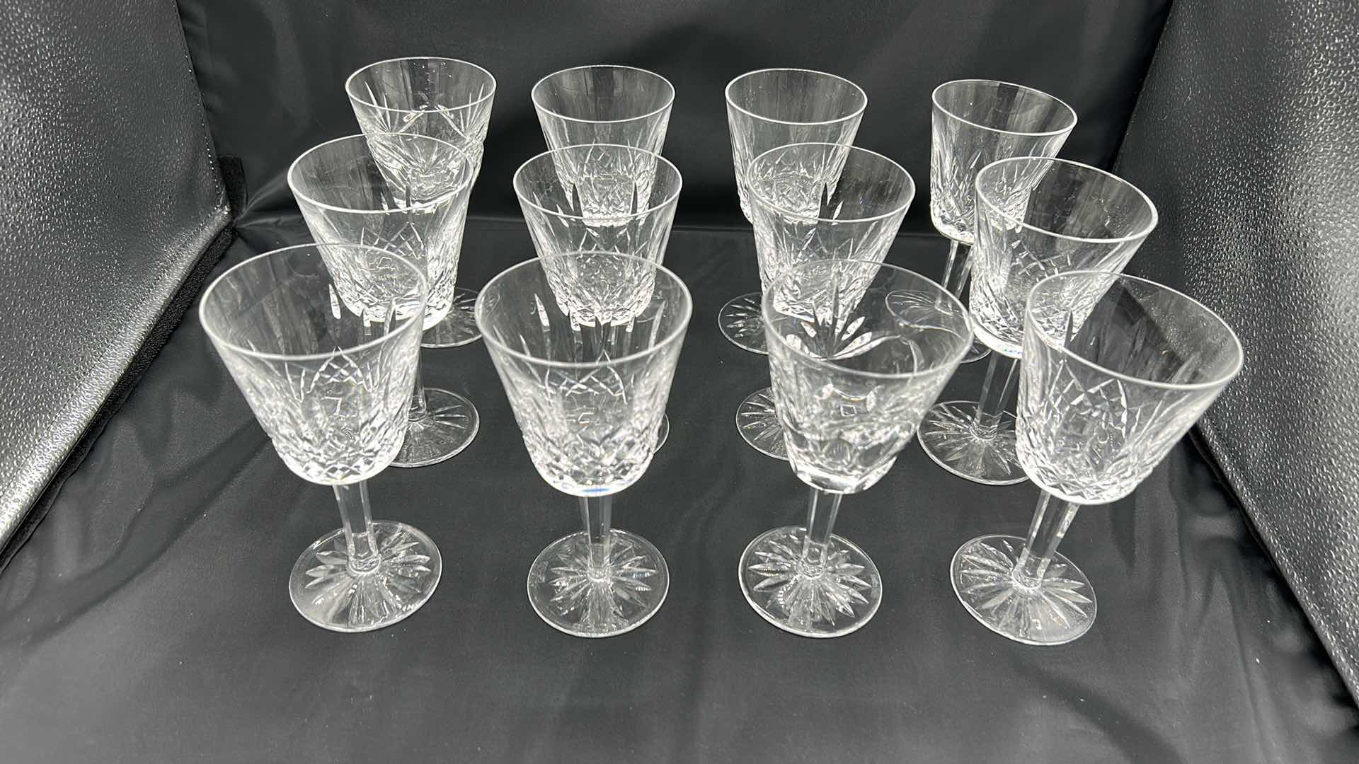 Photo 4 of 12 WATERFORD CUT CRYSTAL WINE GLASSES