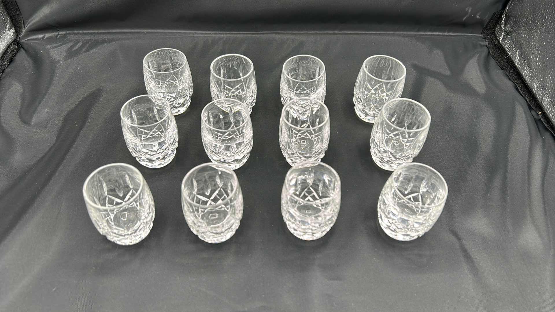 Photo 2 of 12 WATERFORD CUT CRYSTAL LIQUOR GLASSES