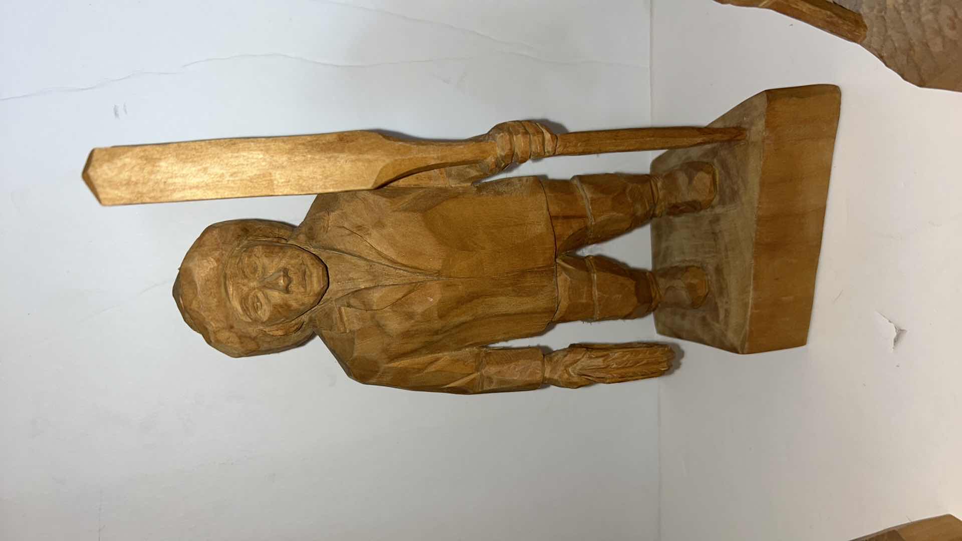 Photo 4 of 4 LATVIAN WOOD FOLK ART SCULPTURES