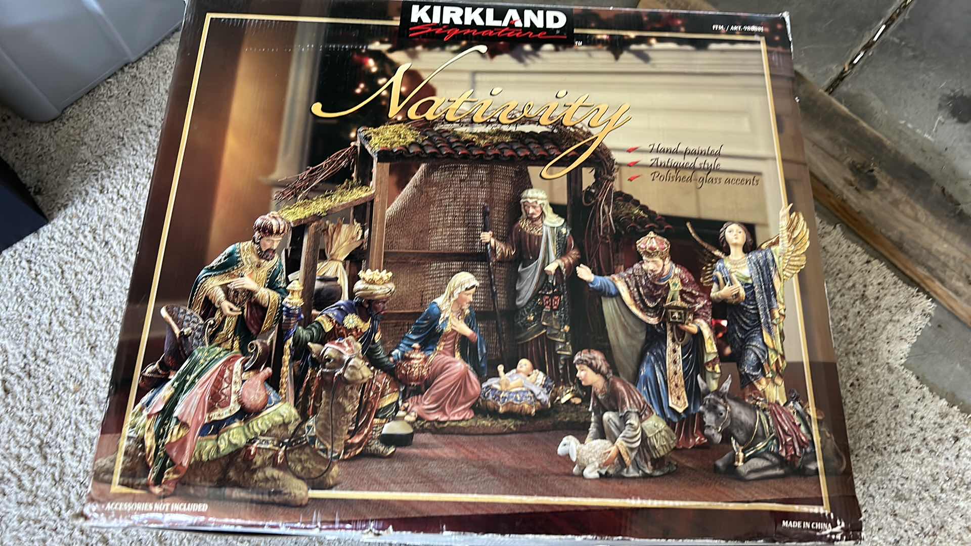 Photo 4 of KIRKLAND HAND PAINTED NATIVITY SCENE