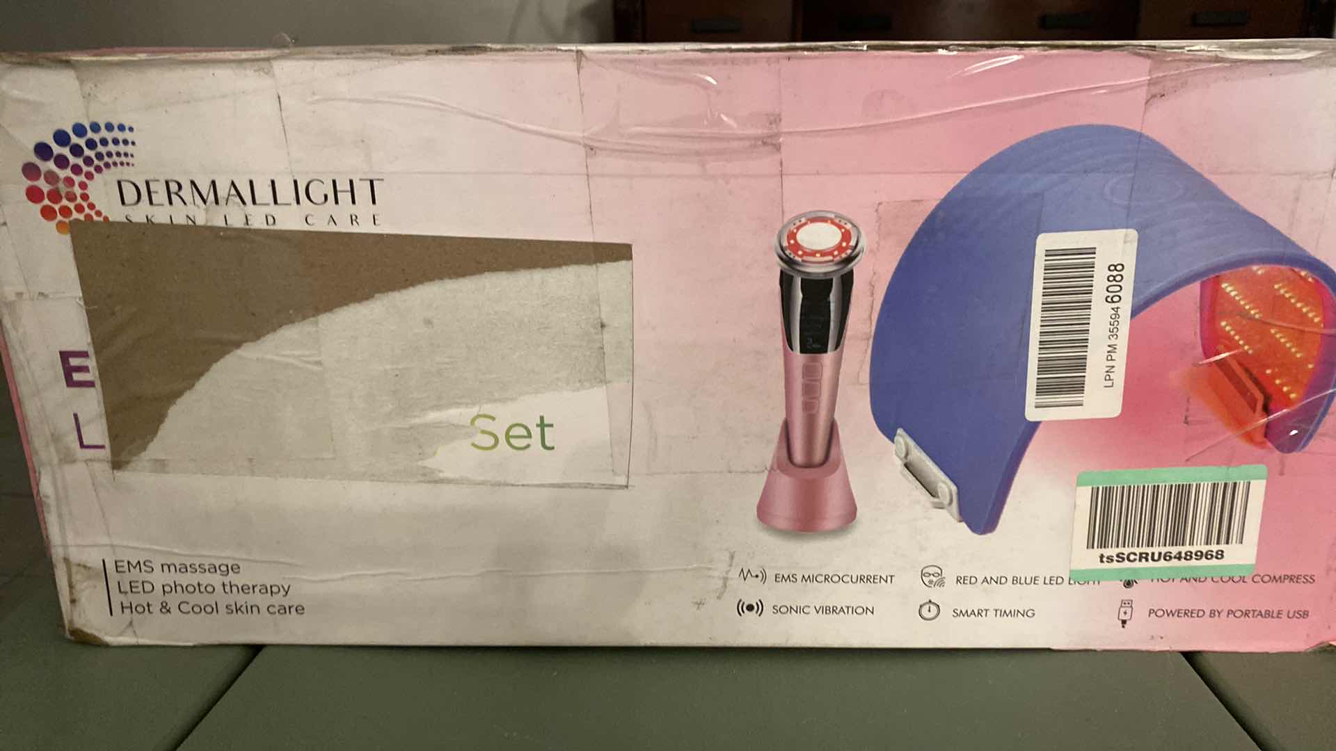 Photo 3 of NEW DERMALLIGHT SKIN LED CARE EMS PHOTONS LIGHT THERAPY SET FOR BODY AND FACE