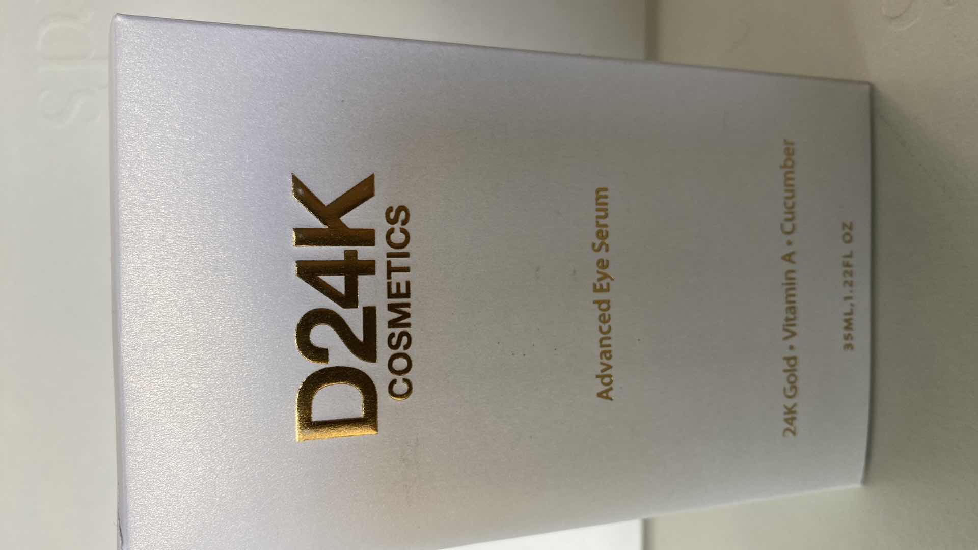 Photo 2 of NEW - D24K ADVANCED EYE SERUM - CONTOURS THE SKIN AROUND THE EYE AREA, SMOOTH SKIN TEXTURE AND REDUCE PUFFINESS AND SAGGING SKIN