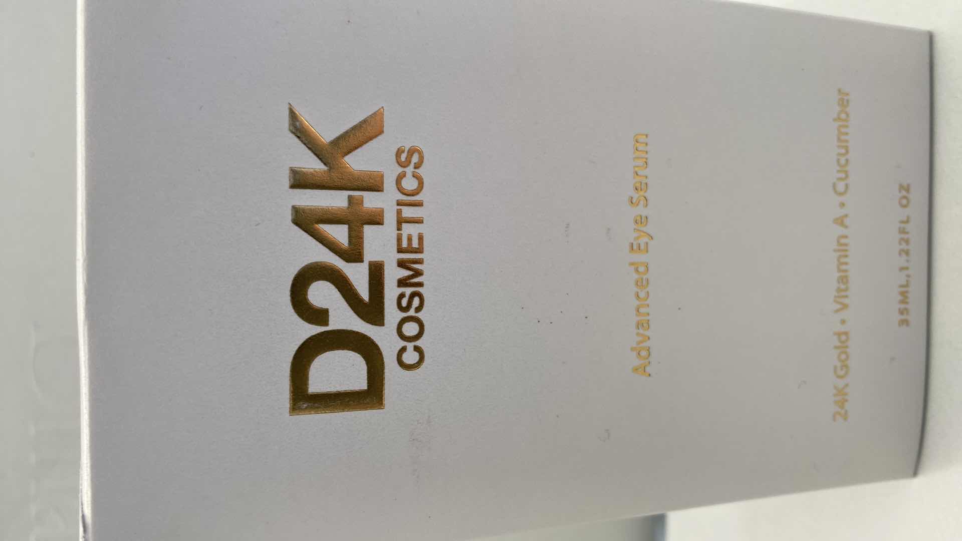 Photo 2 of NEW - D24K ADVANCED EYE SERUM - CONTOURS THE SKIN AROUND THE EYE AREA, SMOOTH SKIN TEXTURE AND REDUCE PUFFINESS AND SAGGING SKIN