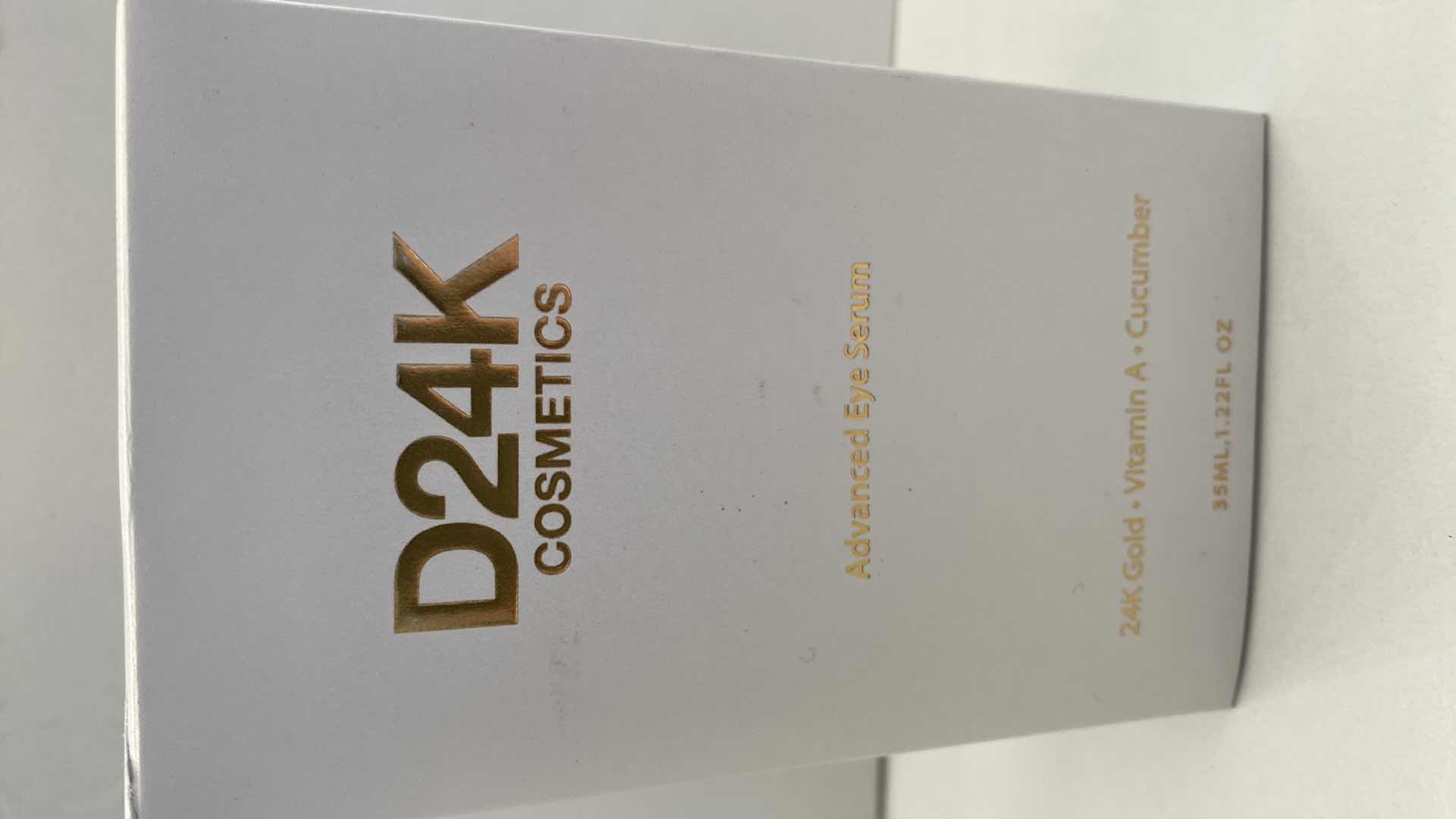 Photo 2 of NEW - D24K ADVANCED EYE SERUM - CONTOURS THE SKIN AROUND THE EYE AREA, SMOOTH SKIN TEXTURE AND REDUCE PUFFINESS AND SAGGING SKIN