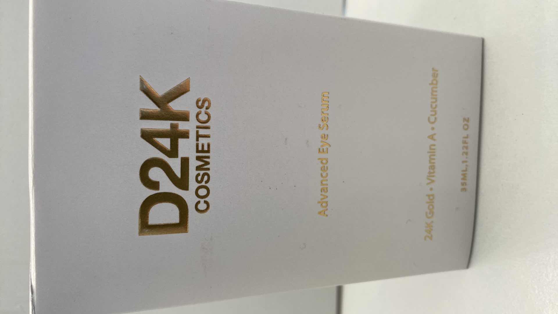 Photo 2 of NEW - D24K ADVANCED EYE SERUM - CONTOURS THE SKIN AROUND THE EYE AREA, SMOOTH SKIN TEXTURE AND REDUCE PUFFINESS AND SAGGING SKIN