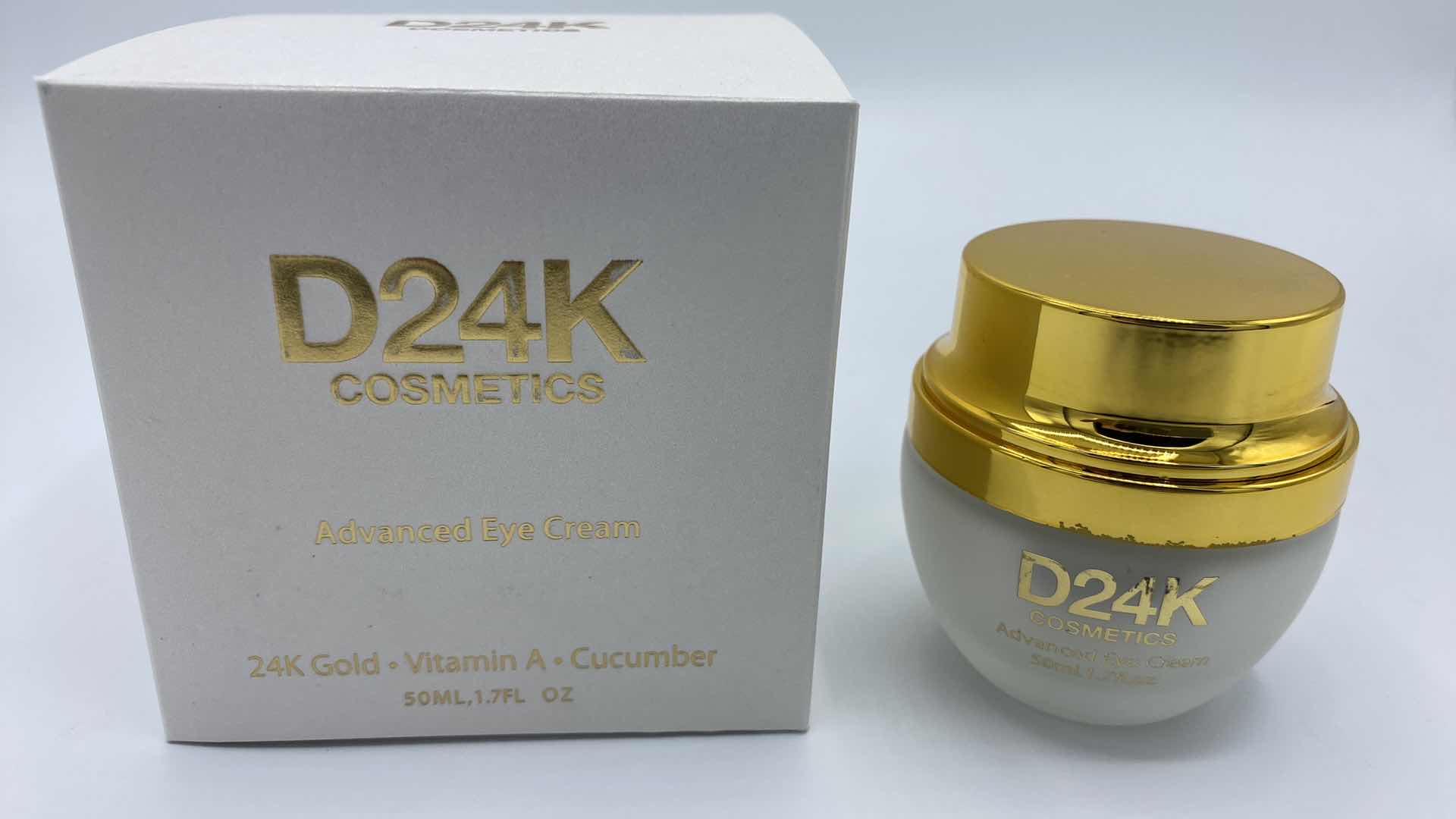 Photo 2 of NEW-D24K ADVANCED EYE CREAM SLOWS THE DEPLETION OFF COLLAGEN AND STIMULATES CELL GROWTH PROVIDING PLUMP LIFTED AND HYDRATED SKIN WITH LONG TERM BENEFITS