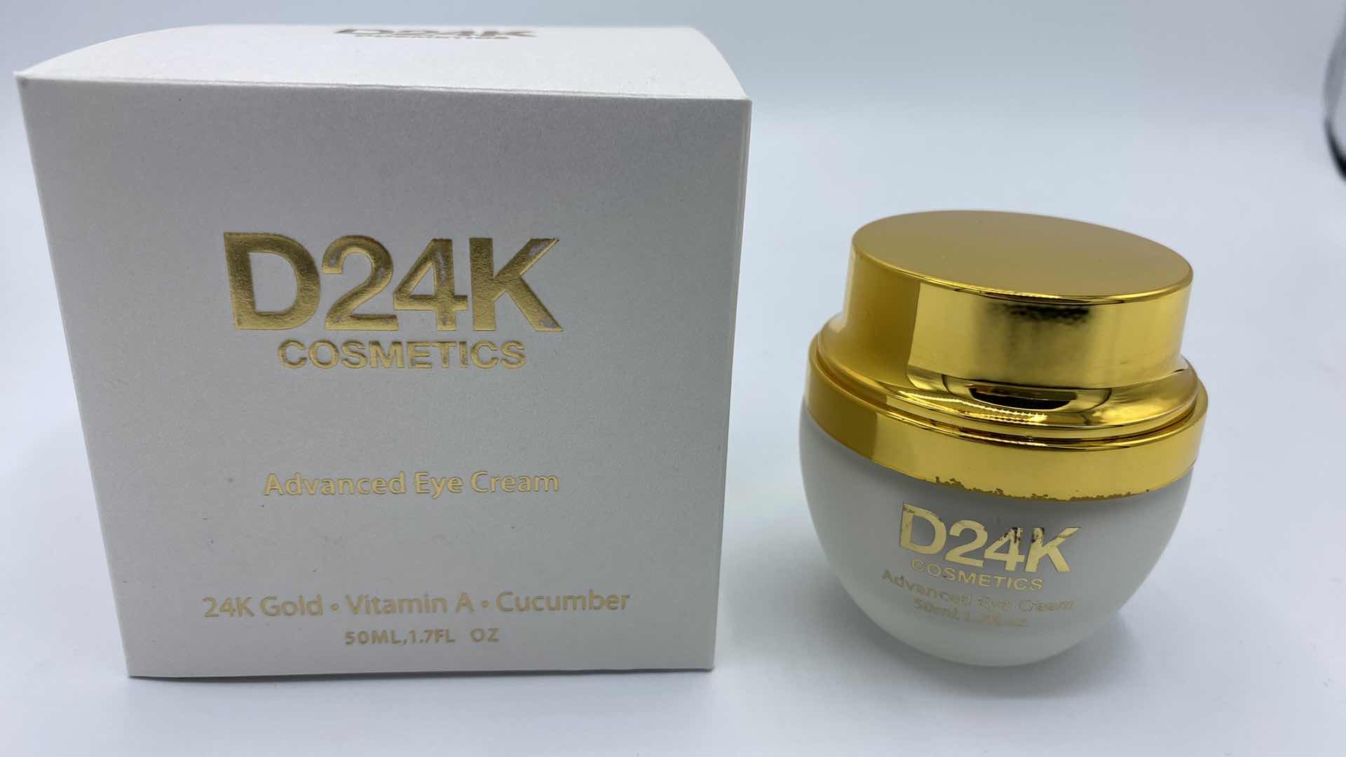 Photo 2 of NEW-D24K ADVANCED EYE CREAM SLOWS THE DEPLETION OFF COLLAGEN AND STIMULATES CELL GROWTH PROVIDING PLUMP LIFTED AND HYDRATED SKIN WITH LONG TERM BENEFITS