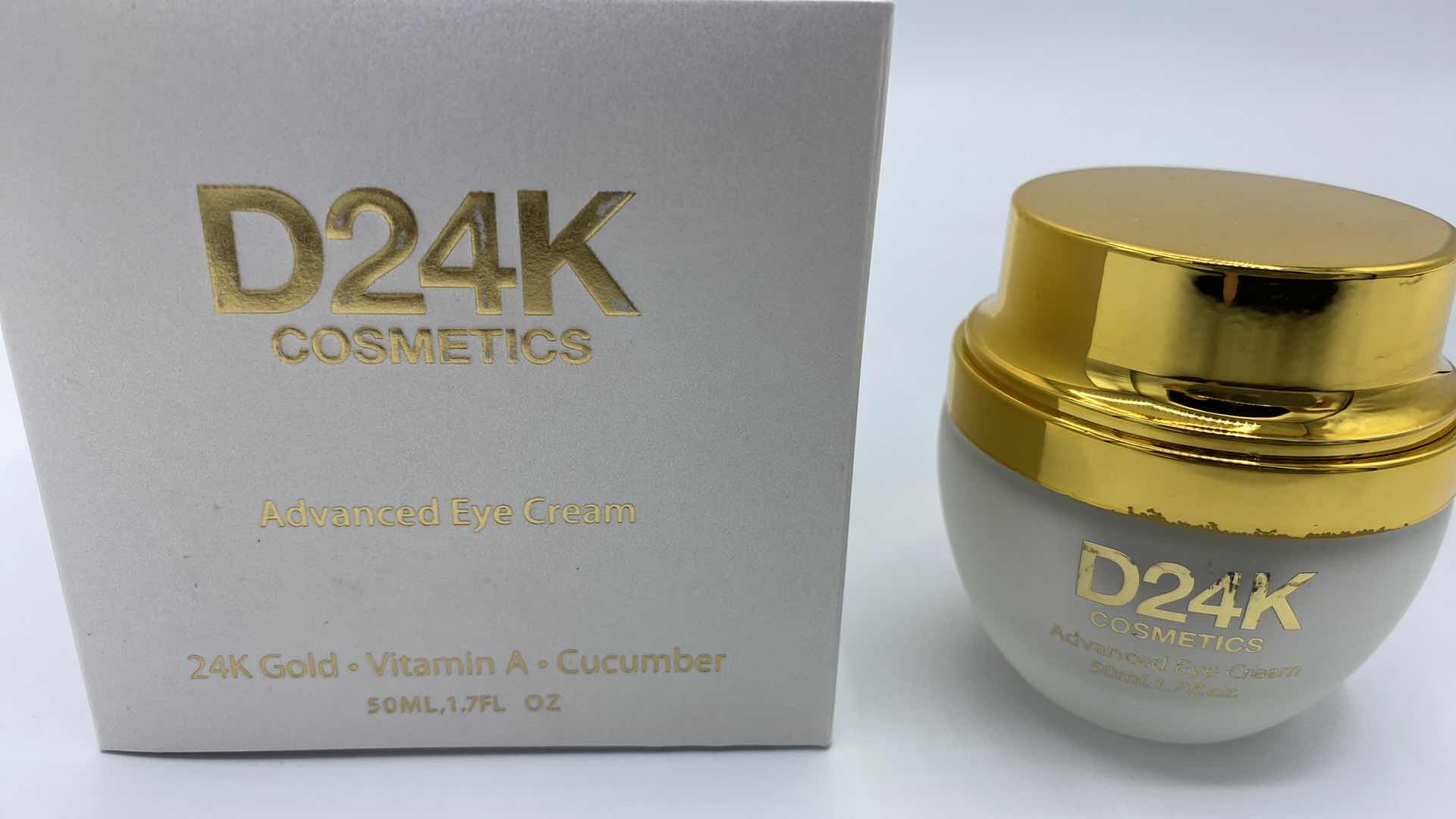 Photo 2 of NEW-D24K ADVANCED EYE CREAM SLOWS THE DEPLETION OFF COLLAGEN AND STIMULATES CELL GROWTH PROVIDING PLUMP LIFTED AND HYDRATED SKIN WITH LONG TERM BENEFITS