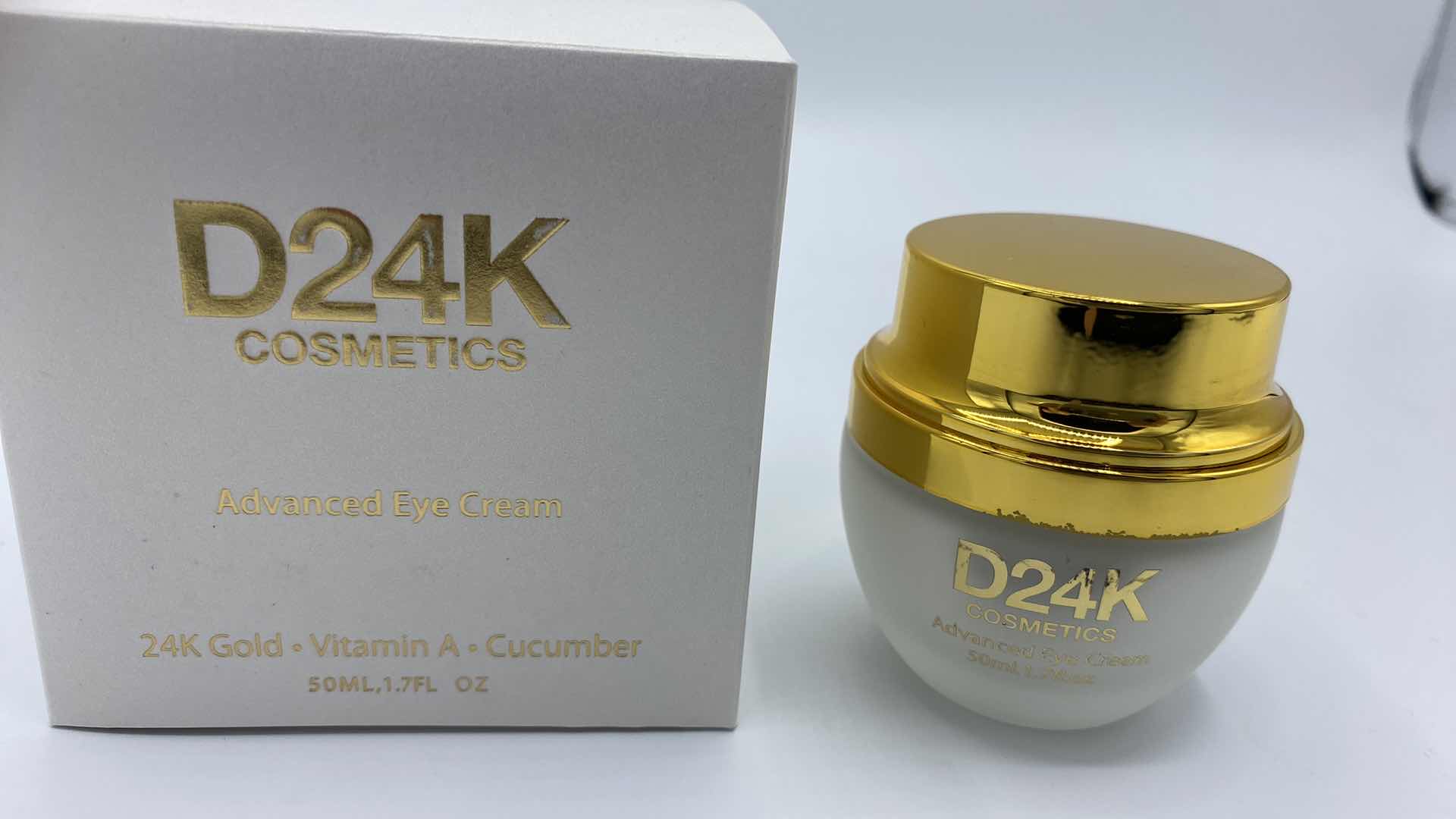 Photo 2 of NEW-D24K ADVANCED EYE CREAM SLOWS THE DEPLETION OFF COLLAGEN AND STIMULATES CELL GROWTH PROVIDING PLUMP LIFTED AND HYDRATED SKIN WITH LONG TERM BENEFITS