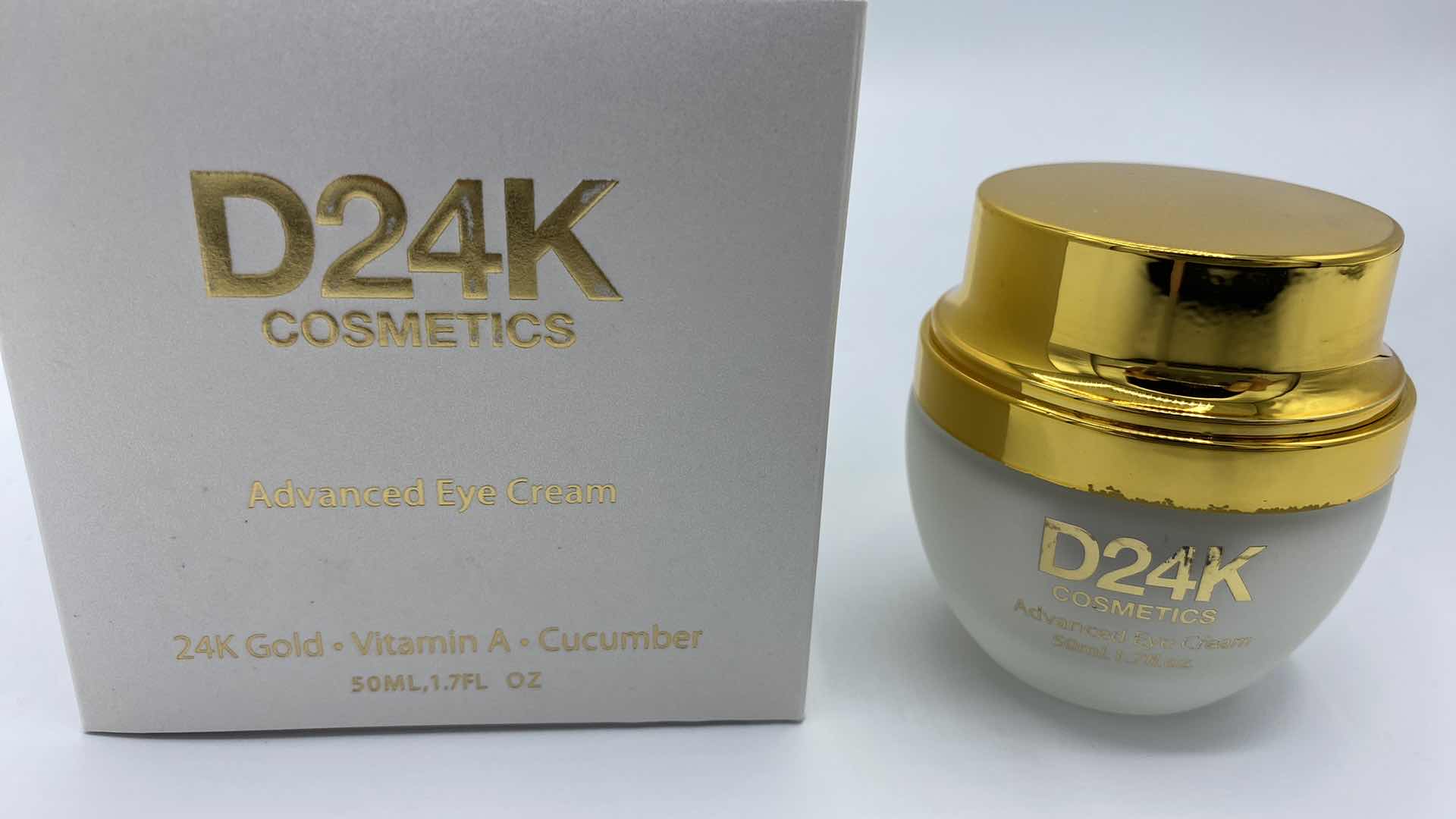 Photo 2 of NEW-D24K ADVANCED EYE CREAM SLOWS THE DEPLETION OFF COLLAGEN AND STIMULATES CELL GROWTH PROVIDING PLUMP LIFTED AND HYDRATED SKIN WITH LONG TERM BENEFITS