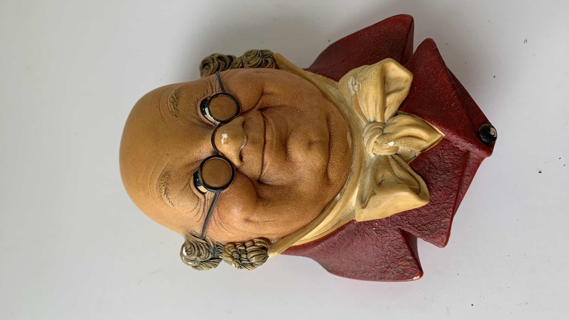 Photo 1 of BOSSONS CONGLETON ENGLAND CHALKWARE HEAD 5.5” TALL