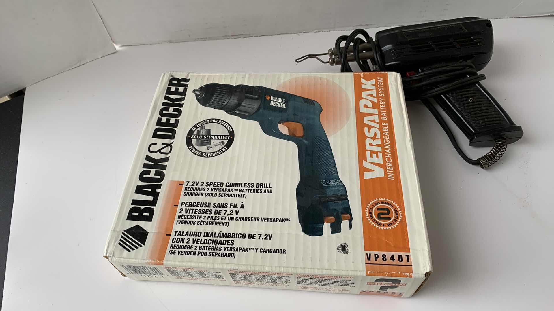 Photo 1 of BLACK AND DECKER DRILL AND SOLDERING IRON