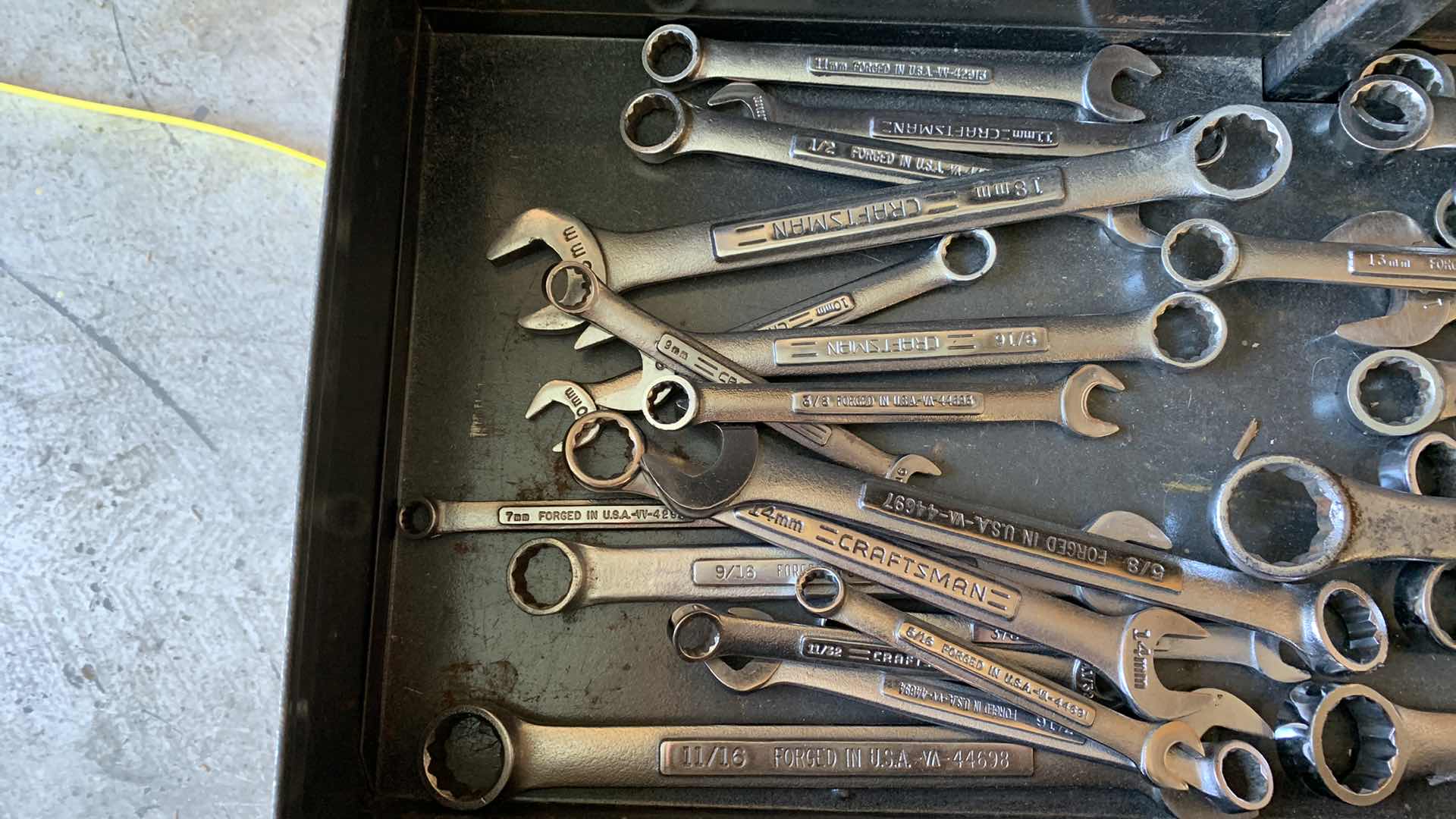 Photo 2 of CRAFTSMAN OPEN END WRENCHS METRIC AND STANDARD