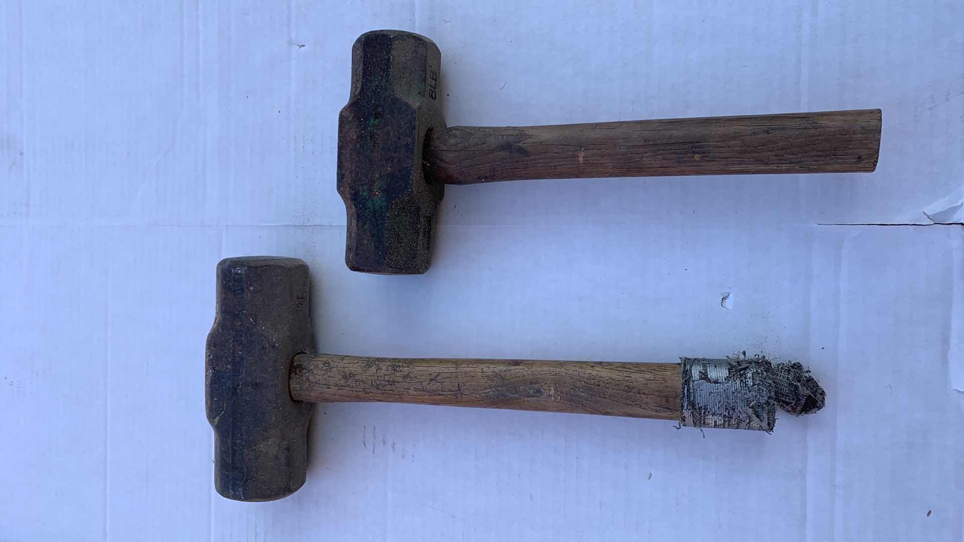 Photo 1 of EIGHT AND TEN POUND SLEDGE HAMMERS
