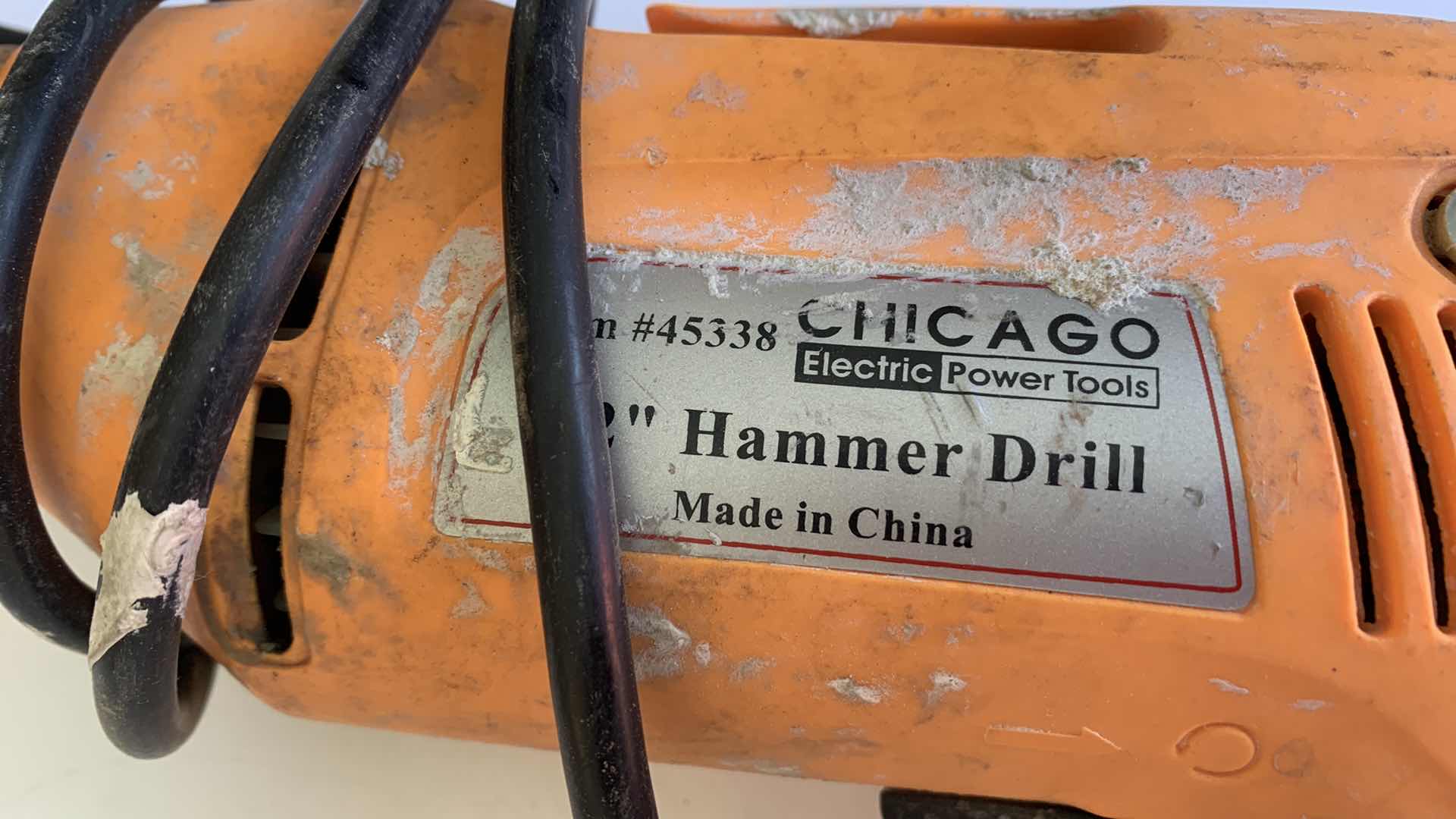 Photo 3 of CHICAGO ELECTRIC 1/2” HAMMER DRILL