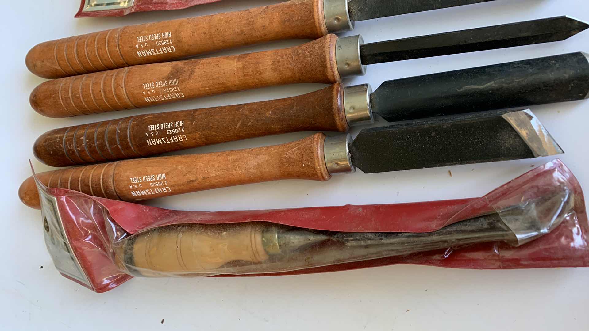 Photo 2 of CRAFTSMAN AND STEELEX WOOD GOUGES