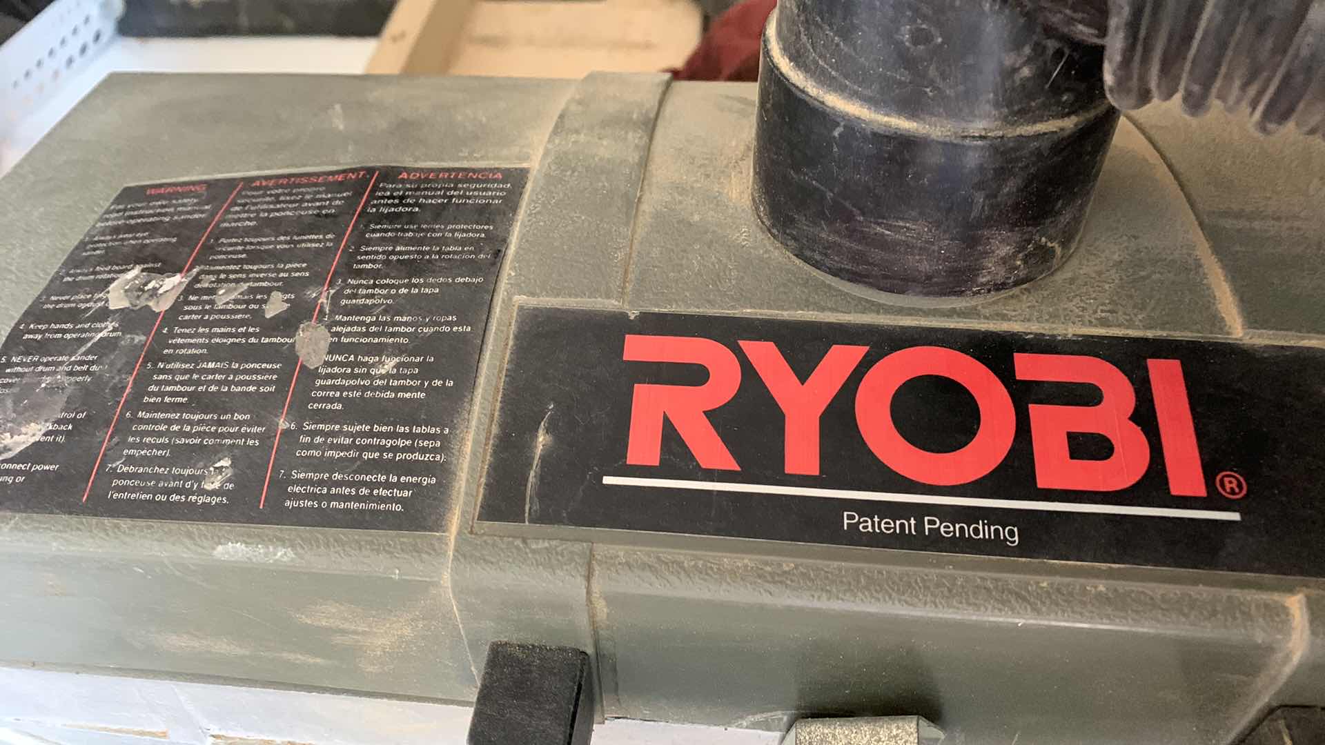 Photo 4 of RYOBI WDS1600 DRUM SANDER