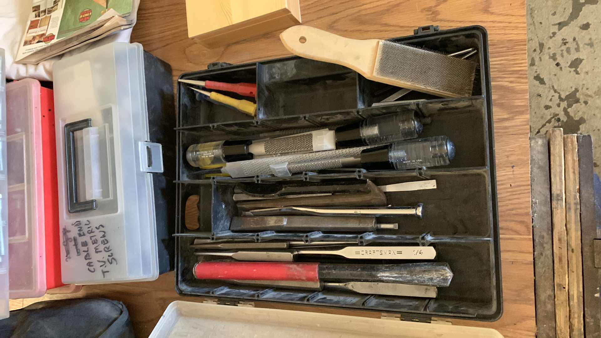 Photo 1 of ASSORTED RASPS, PUNCHES, AND CHISELS