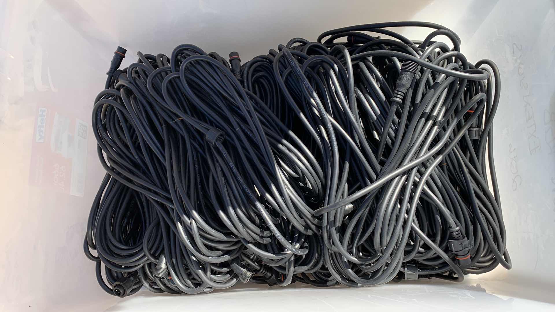 Photo 1 of CONTAINER OF WOW RGB LIGHT CABLES