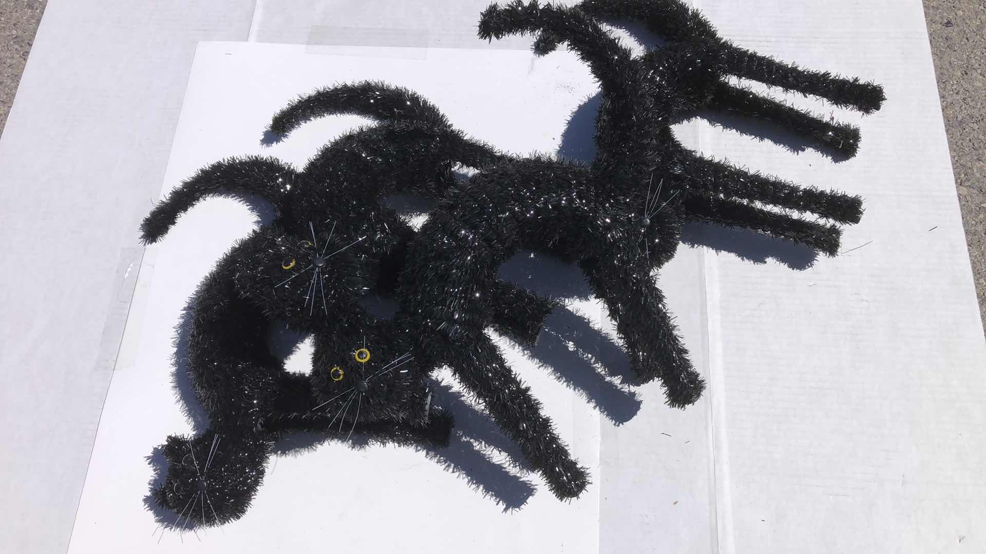 Photo 1 of HALLOWEEN BLACK CATS 18” TALL