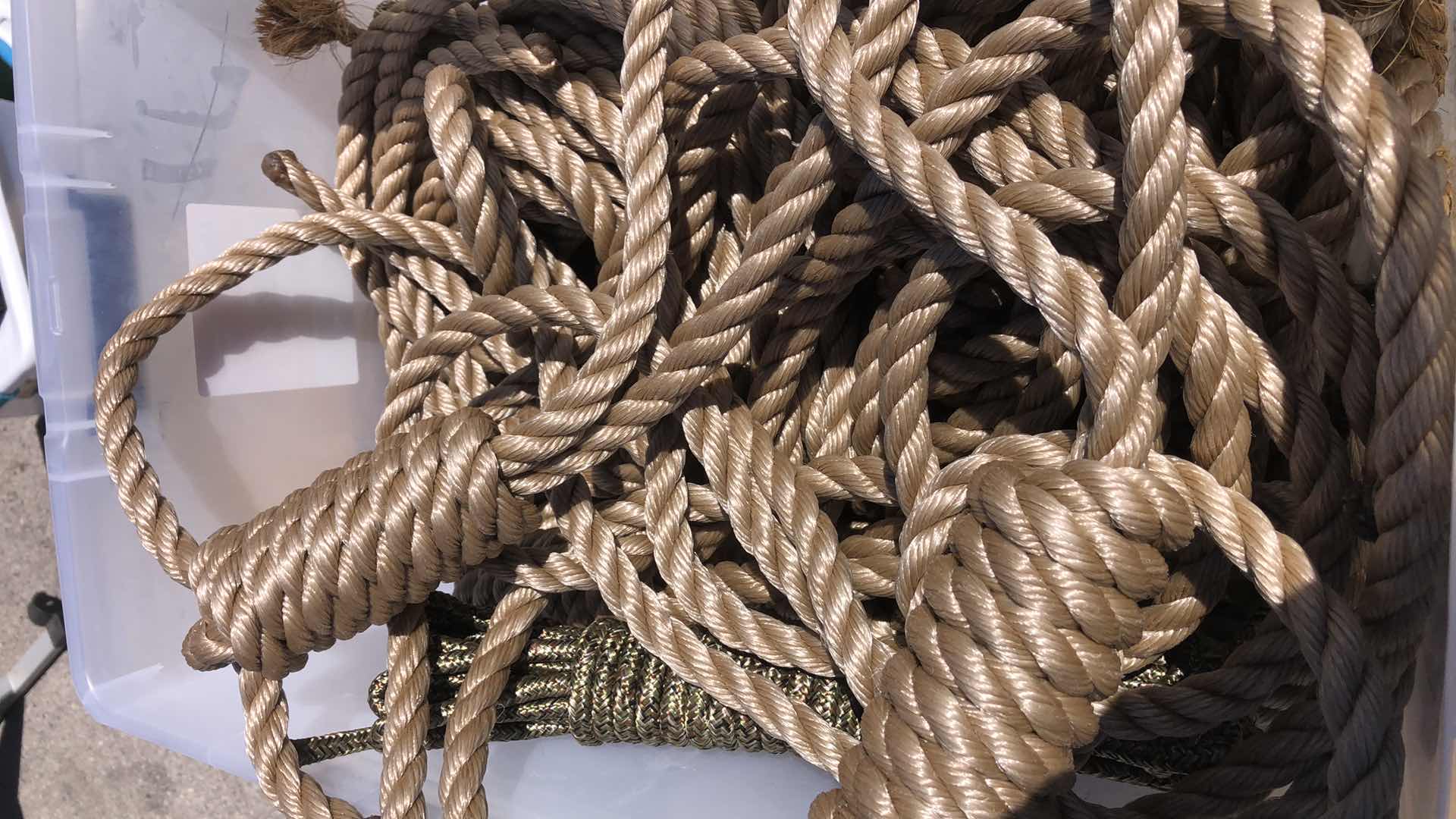 Photo 1 of CONTAINER OF ROPE NOOSES