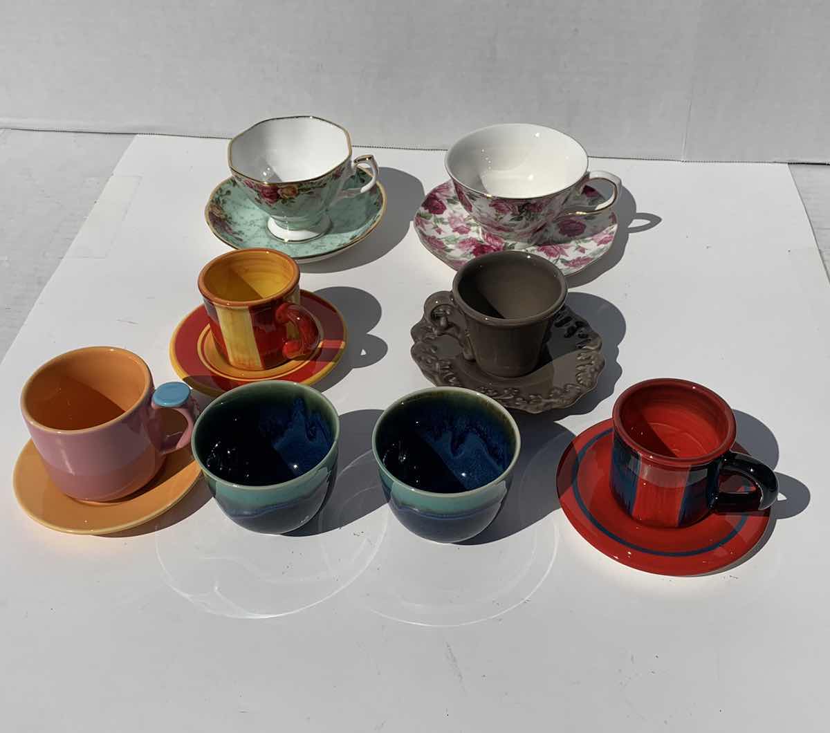 Photo 1 of ASSORTED TEA CUPS AND SAUCERS