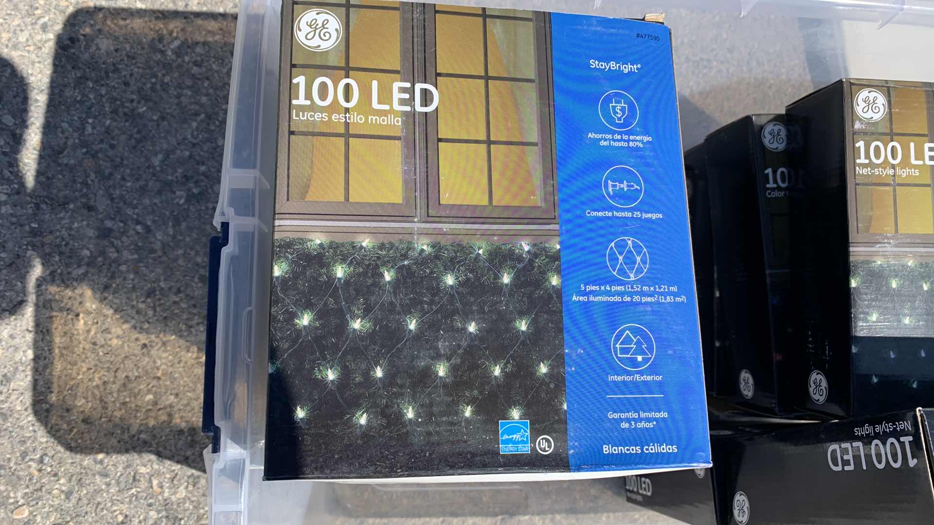 Photo 1 of 5 BOXES OF CHRISTMAS LIGHTS 100 LED STAY BRIGHT