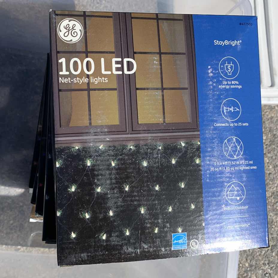 Photo 1 of 6 BOXES OF CHRISTMAS LIGHTS 100 LED STAY BRIGHT