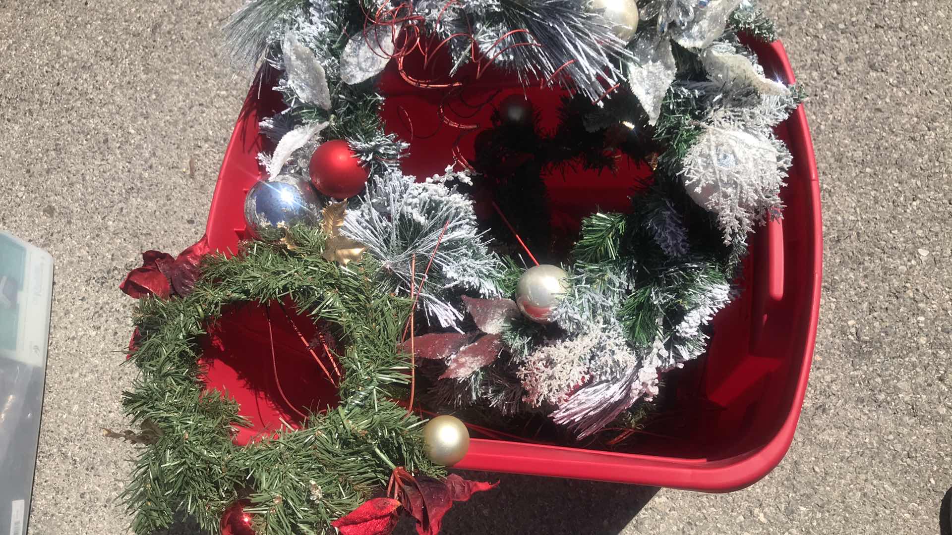 Photo 1 of 5 SMALL AND one LARGE CHRISTMAS WREATHS