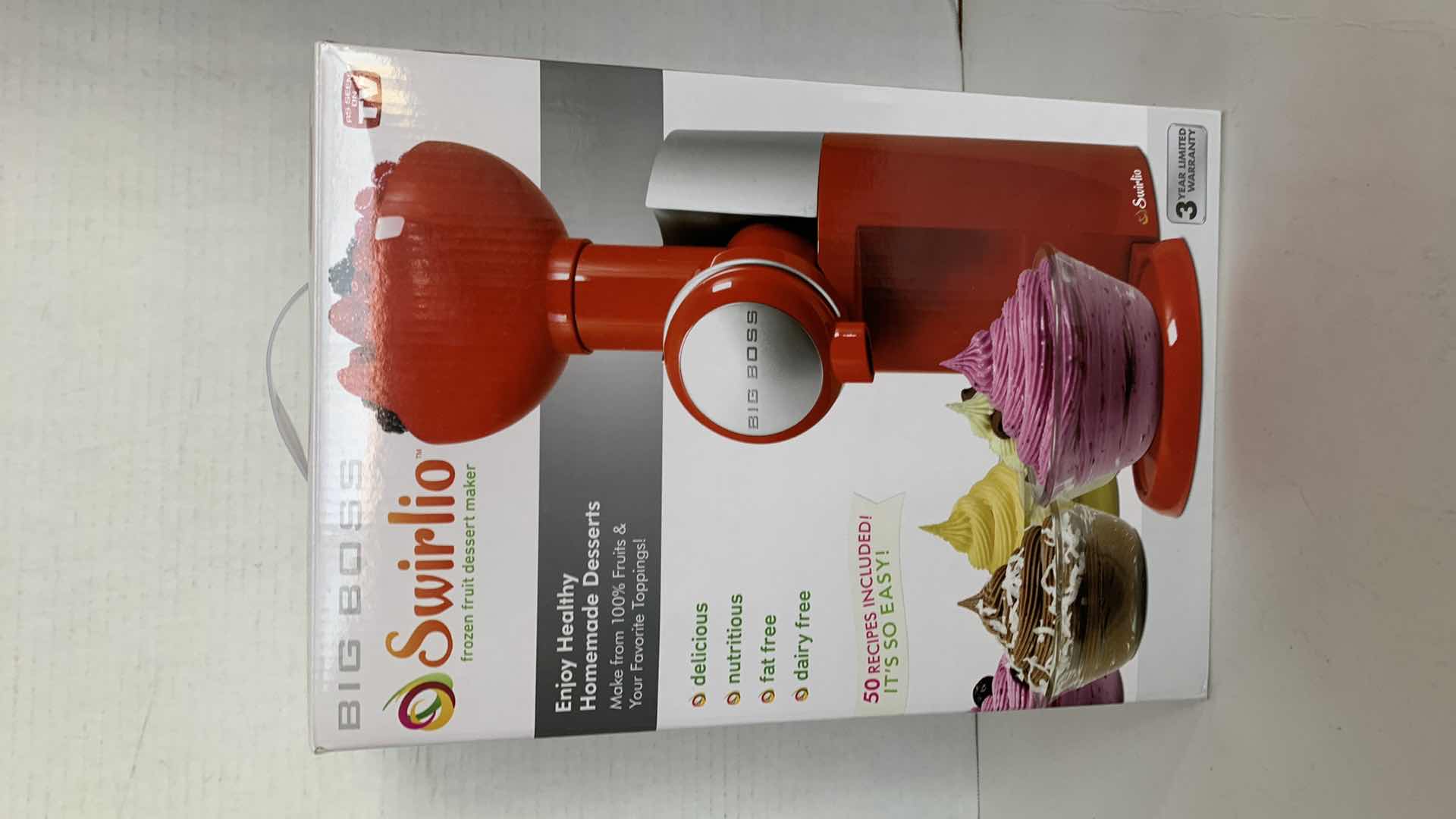 Photo 1 of BIG BOSS SWIRLIO FROZEN FRUIT DESSERT MAKER L