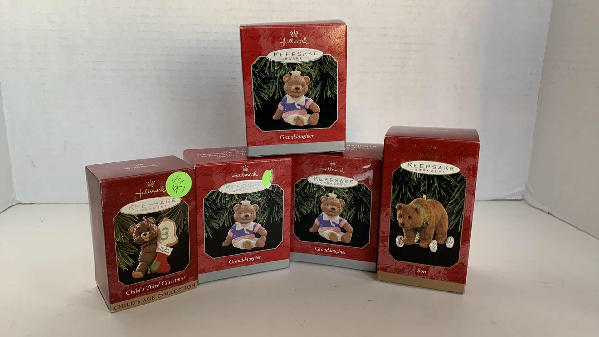 Photo 1 of 5-VINTAGE HALLMARK KEEPSAKE ORNAMENTS