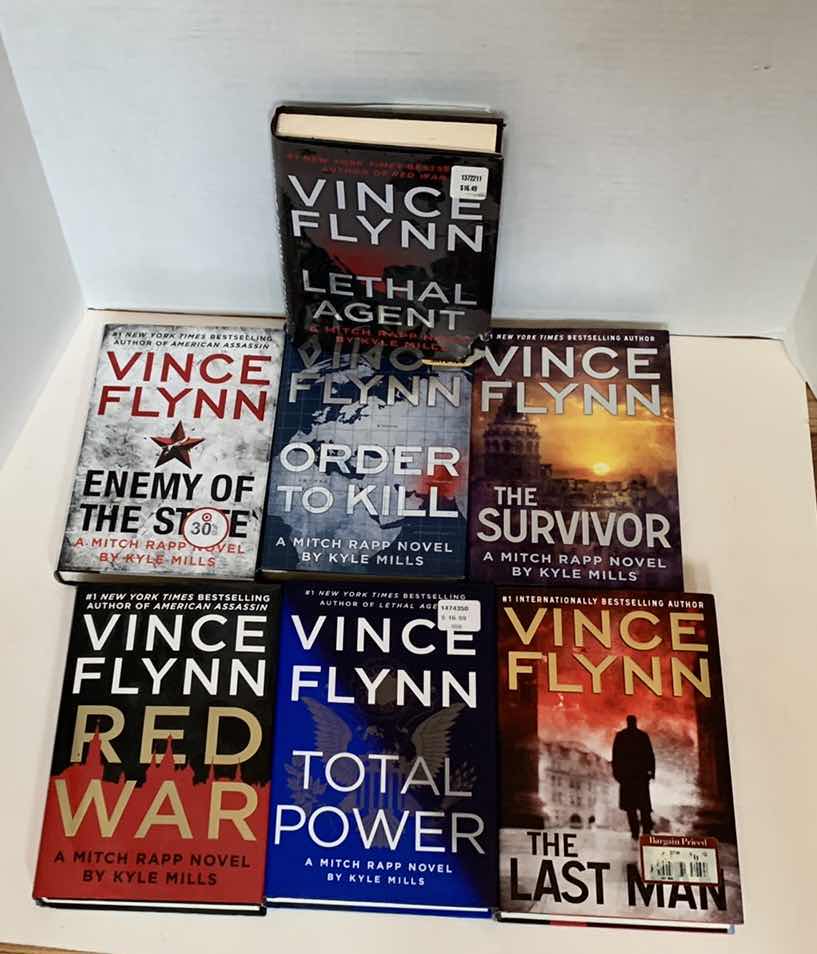 Photo 1 of 7-VINCE FLYNN HARD COVER BOOKS