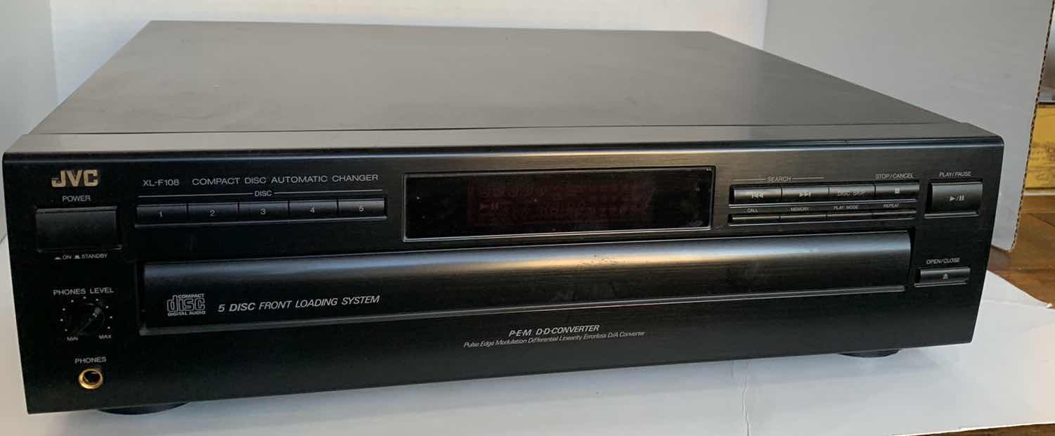 Photo 1 of JVC 5-CD DISC CHANGER MODEL XL-F108