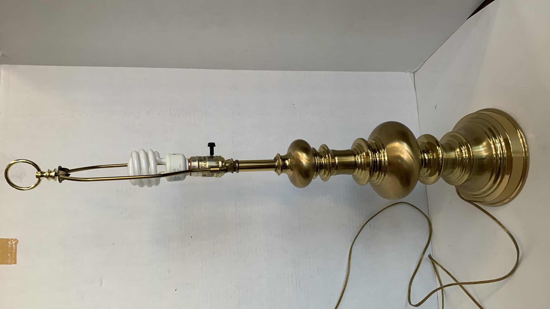 Photo 1 of BRASS TABLE LAMP 32”