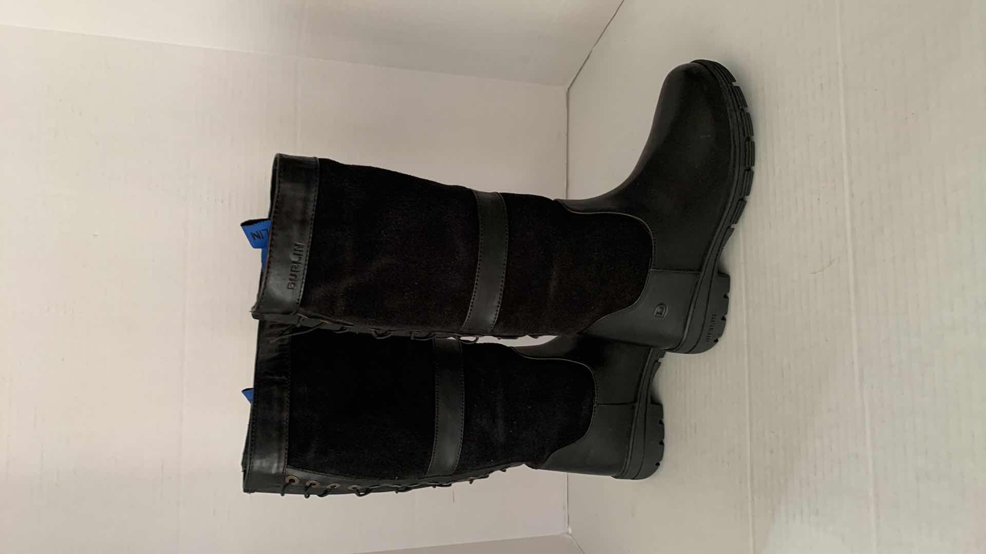 Photo 1 of WOMENS DUBLIN DANMAN SUEDE AND RUBBER CALF BOOTS SIZE 9