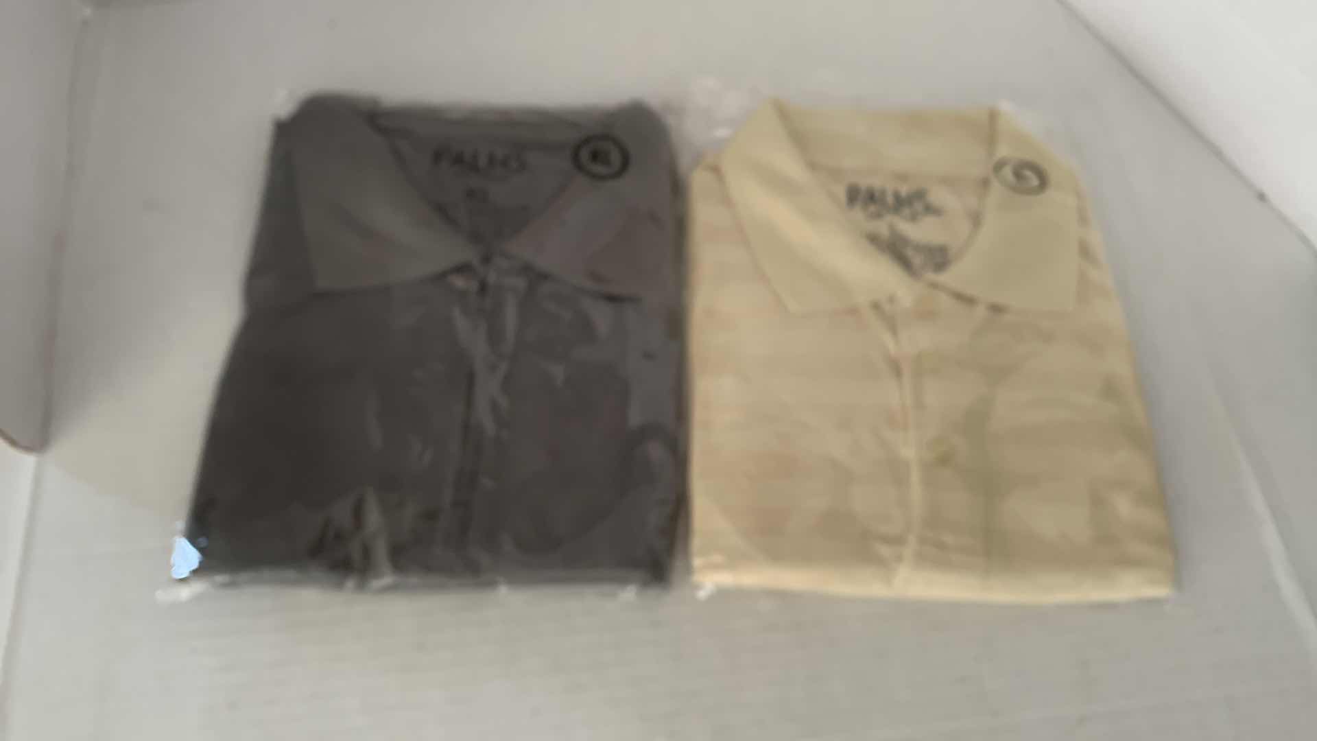 Photo 1 of 2-MENS PALMS GOLF SHIRTS SIZE XL & L