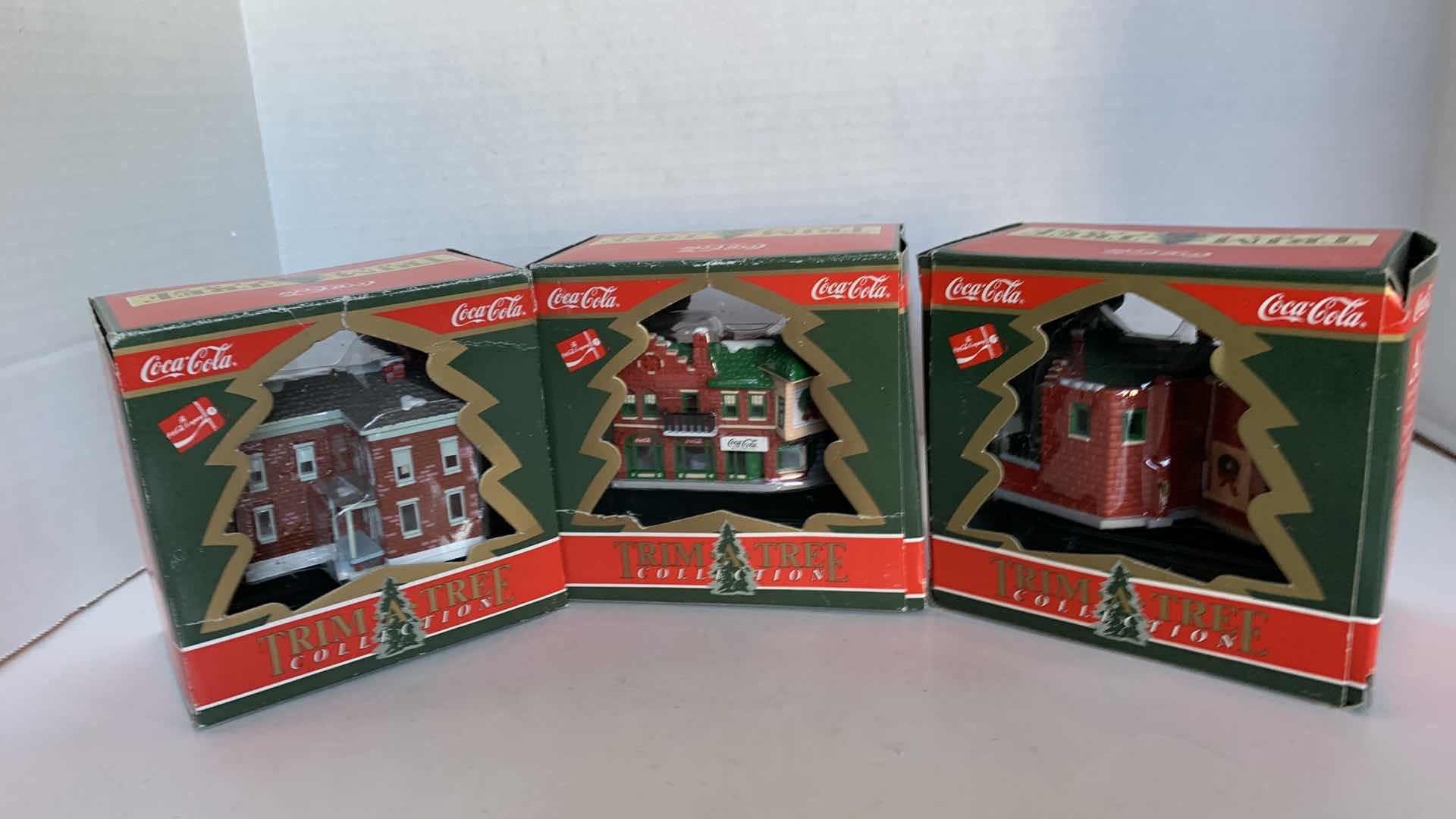 Photo 1 of 3-COCA COLA CHRISTMAS ORNAMENTS