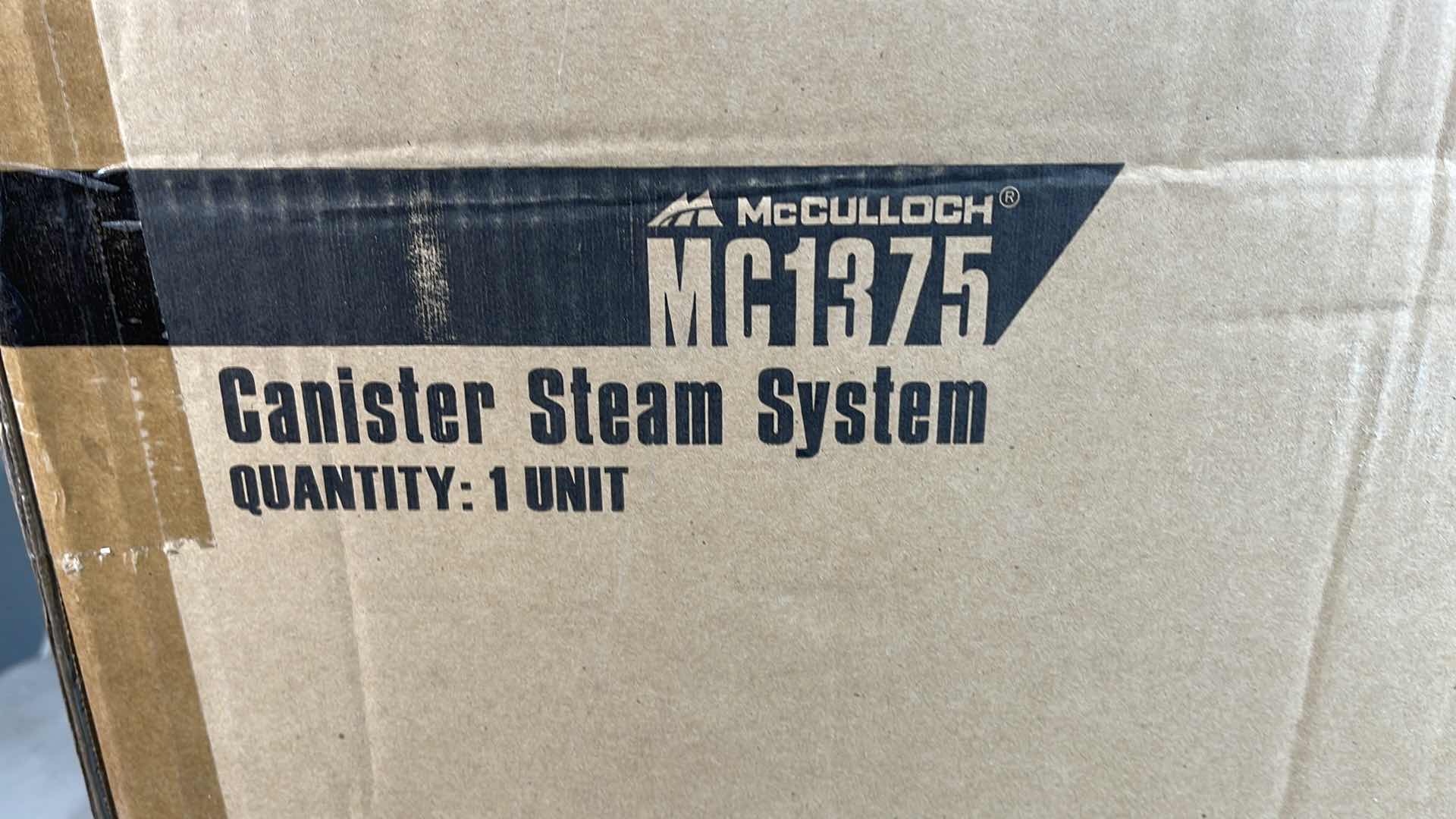 Photo 3 of NIB MCCULLOUGH CANISTER STEAM SYSTEM MC1375