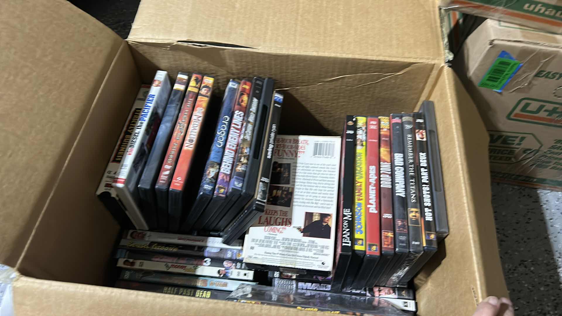 Photo 1 of CARTON FILLED WITH DVD’s
