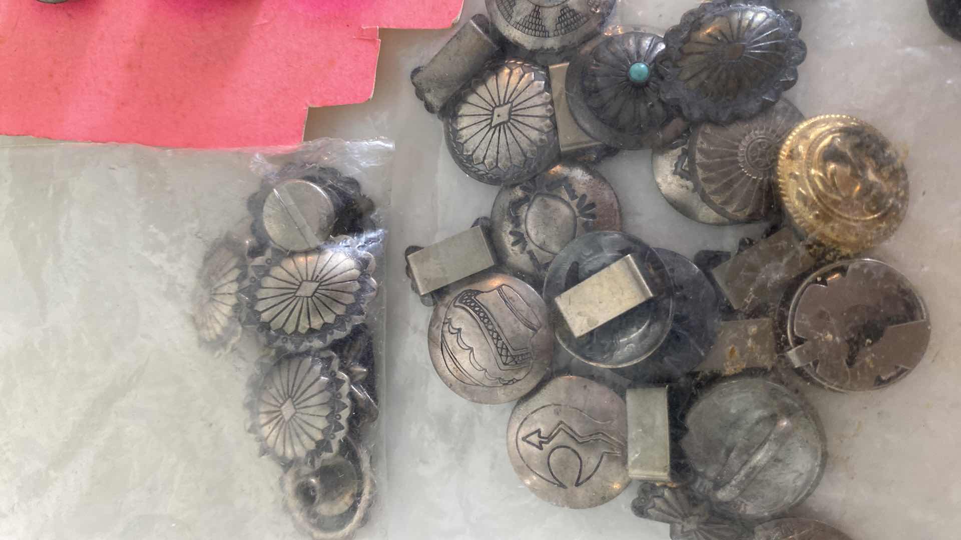 Photo 1 of JEWELRY MAKING SUPPLIES CONCHO BUTTONS COVERS AND MORE