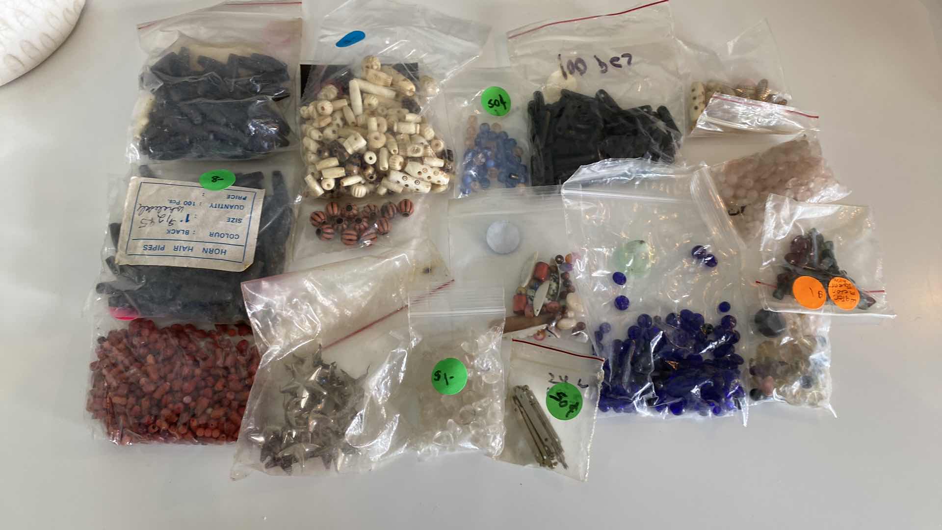 Photo 1 of JEWELRY MAKING SUPPLIES ASSORTED BEADS