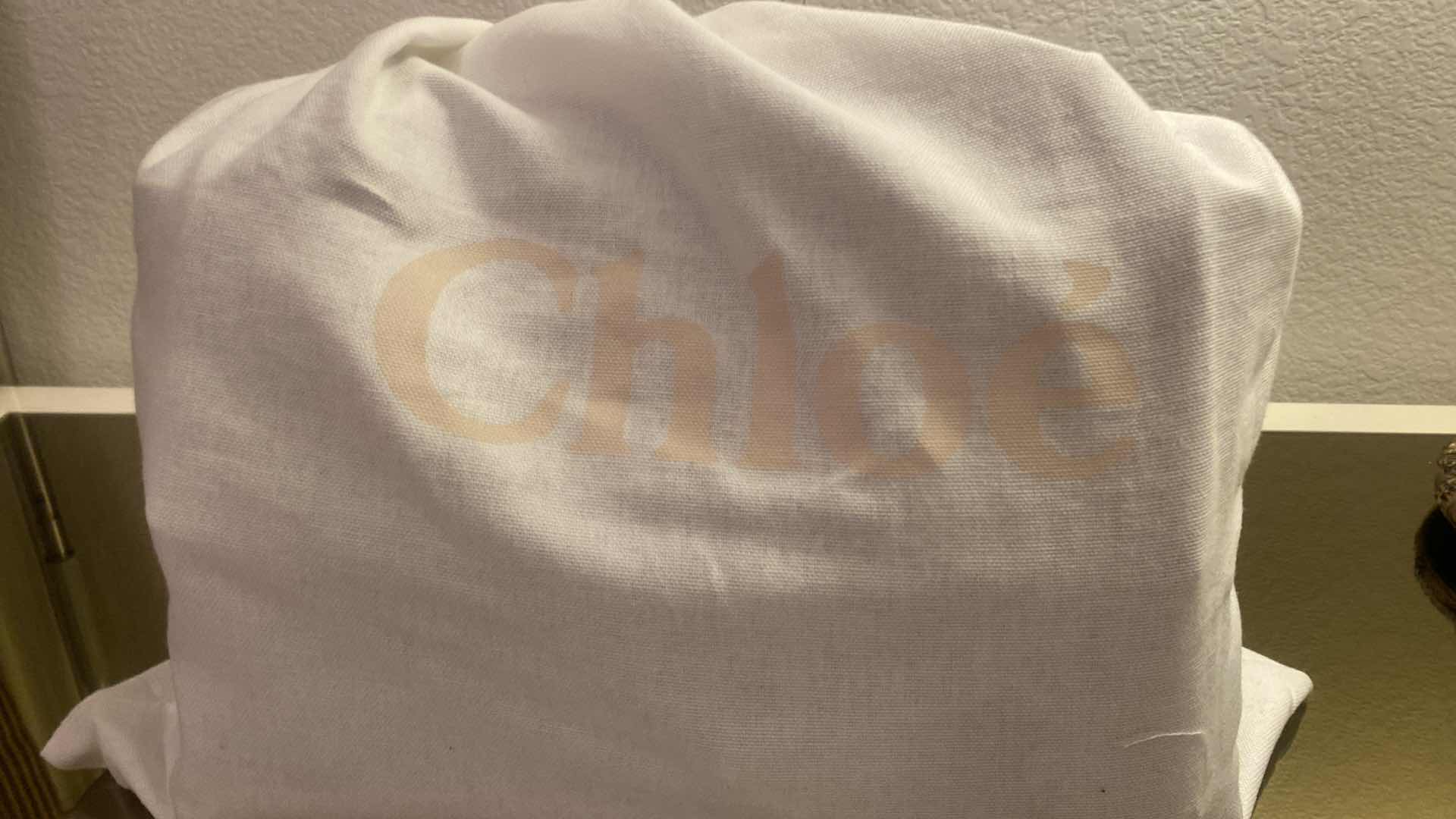 Photo 17 of AUTHENTIC GENTLY LOVED CHLOE MEDIUM FAYE DAY BAG  IN CARBON BROWN WITH TAG AND AUTHENTICATION PAPERWORK AND DUST BAG