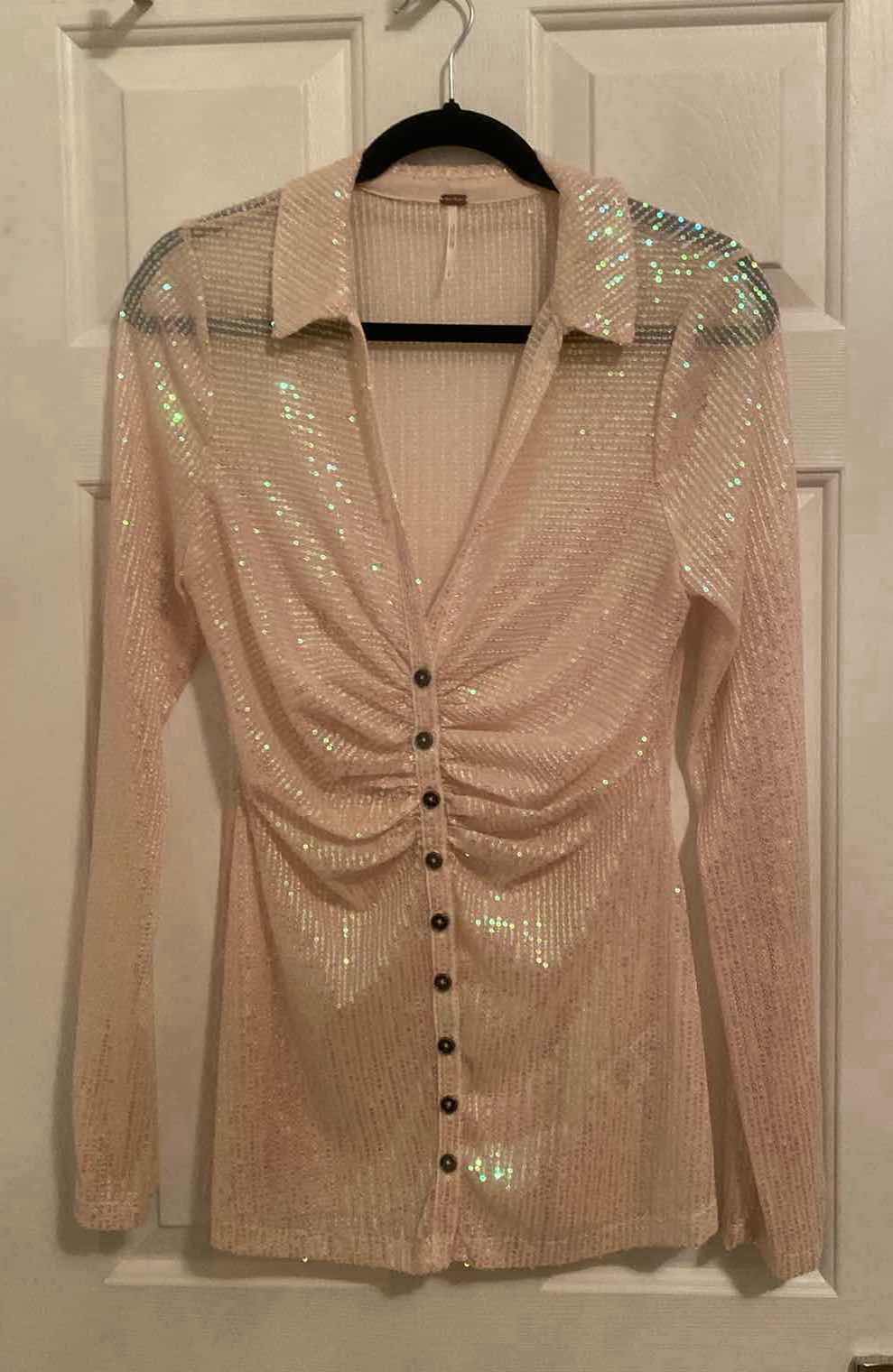 Photo 1 of LADIES SIZE LARGE FREE PEOPLE SEQUIN TOP