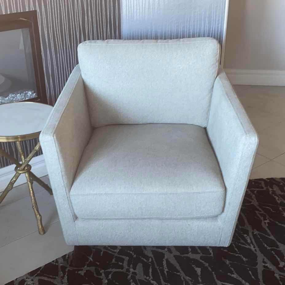 Photo 1 of DOVE STARBURST OCCASIONAL CHAIR FROM MACYS - RECIEPT FROM 10/23/22 32” x 36” H 33” (2 AVAILABLE SOLD SEPARATELY)