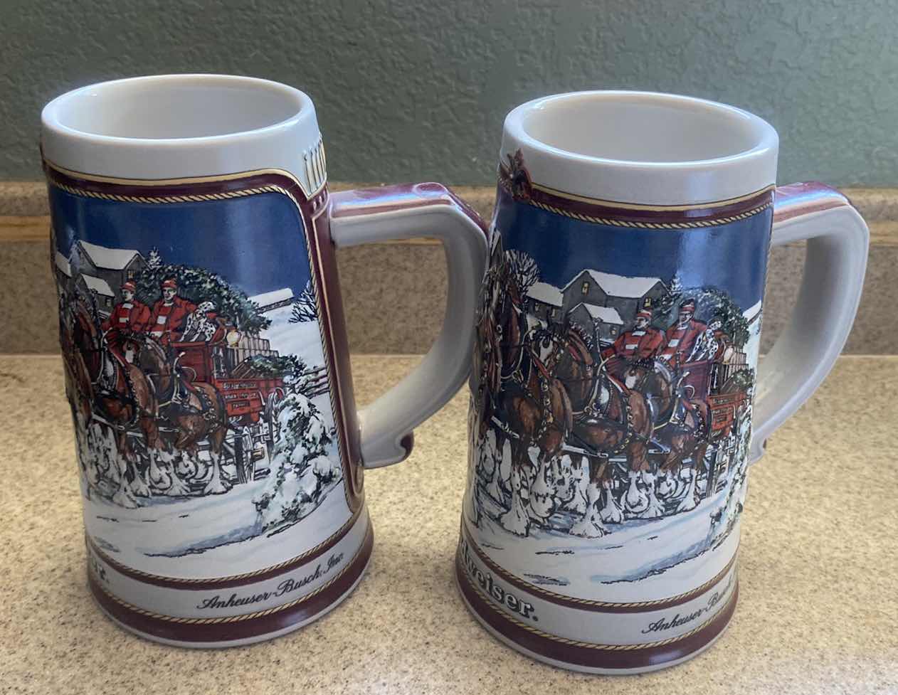 Photo 1 of ANHEUSER BUSH BUDWEISER COLLECTIBLE MUGS