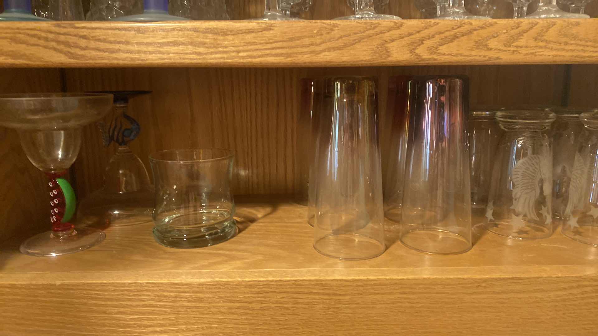 Photo 4 of CONTENTS OF KITCHEN CABINET - HOLIDAY MUGS & GLASSES, GLASSWARE